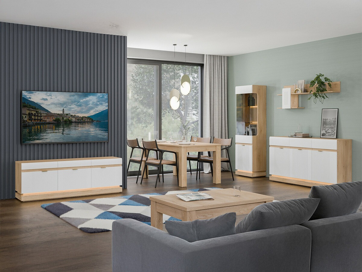 TV-alus Teselbu 100 (Valge + Torro tamm)