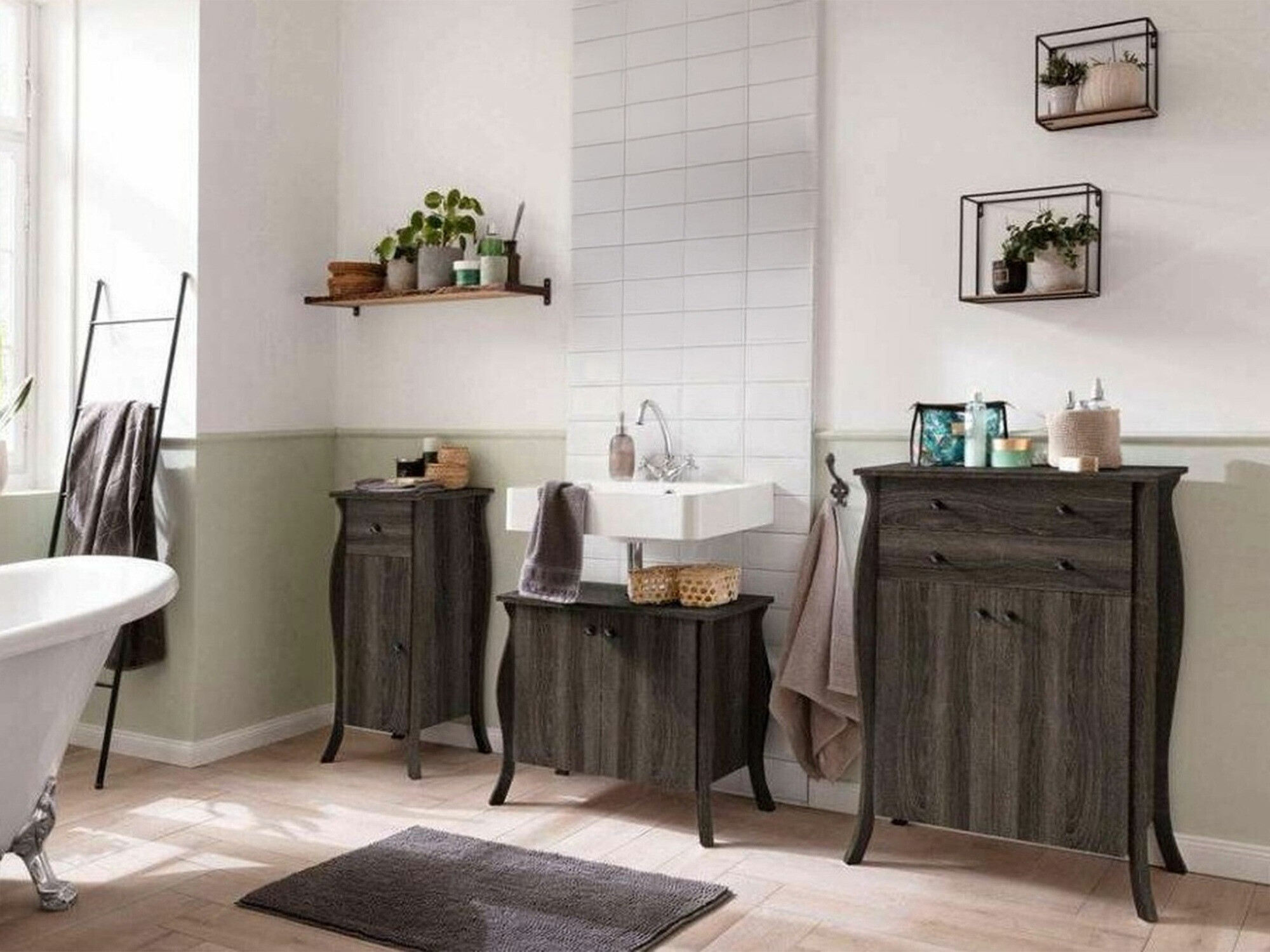 Vannitoakomplekt Ophtole 106 (Hall tamm)