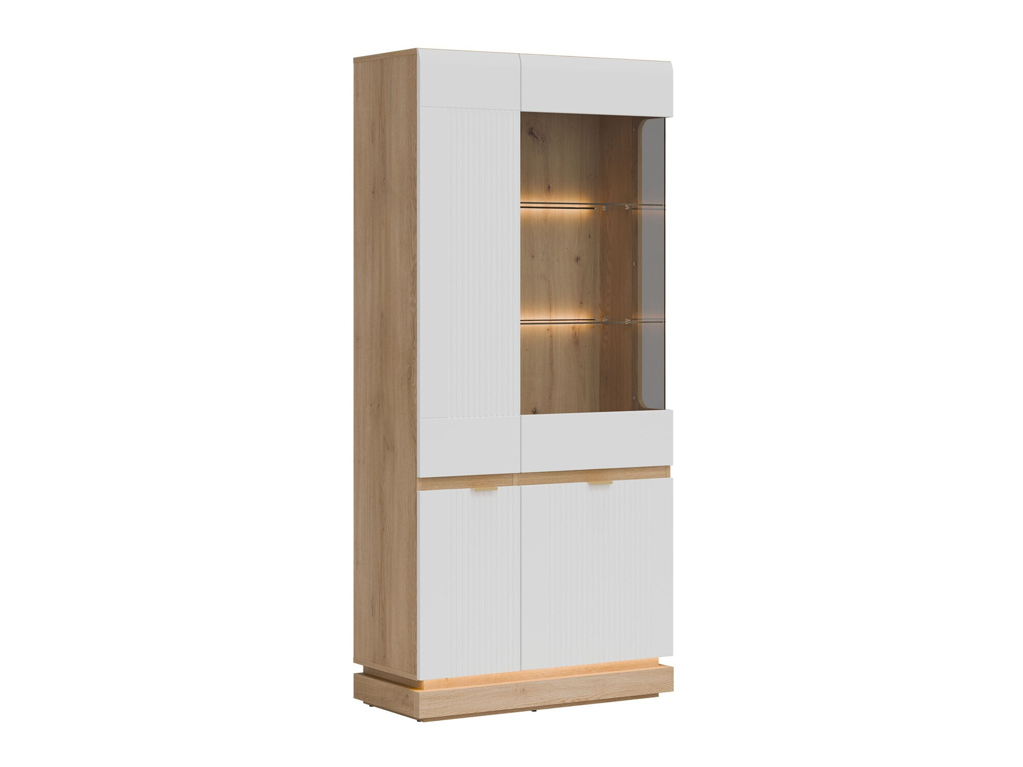 Riiul Teselbu 111 (Valge + Tamm)