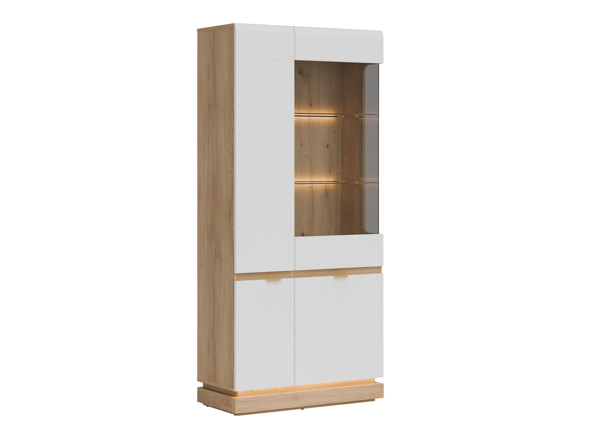 Riiul Teselbu 111 (Valge + Tamm)