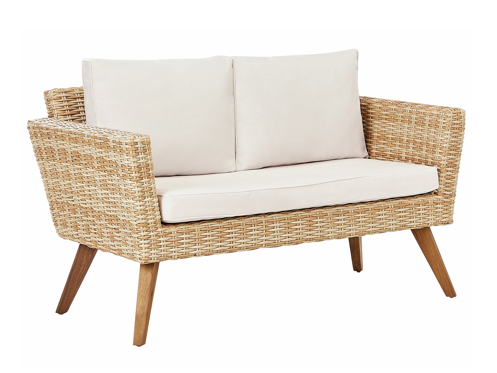 Aiamööblikomplekt Berwyn 2626 (Helepruun + Valge)