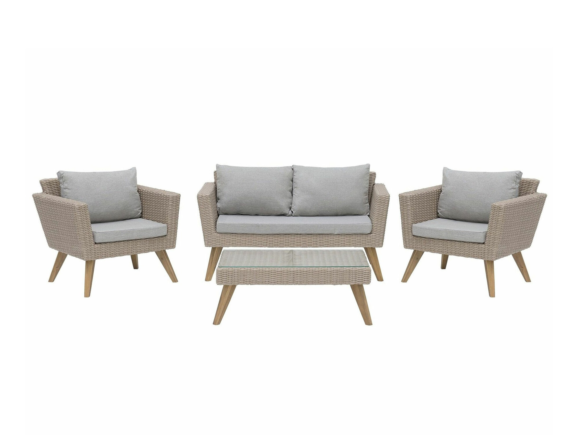 Aiamööblikomplekt Berwyn 2626 (Taupe + Hall)