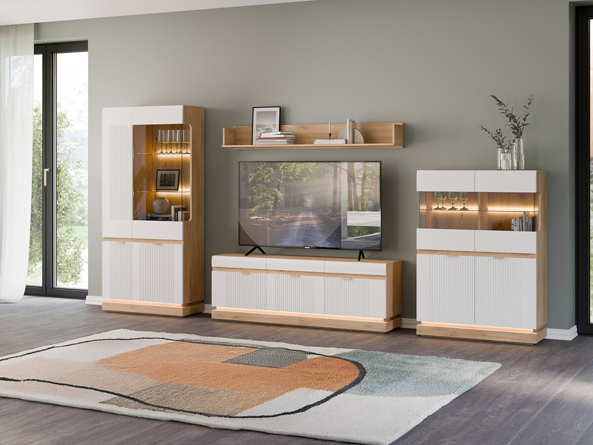 Elutoa komplekt Teselbu 116 (Valge + Tamm)