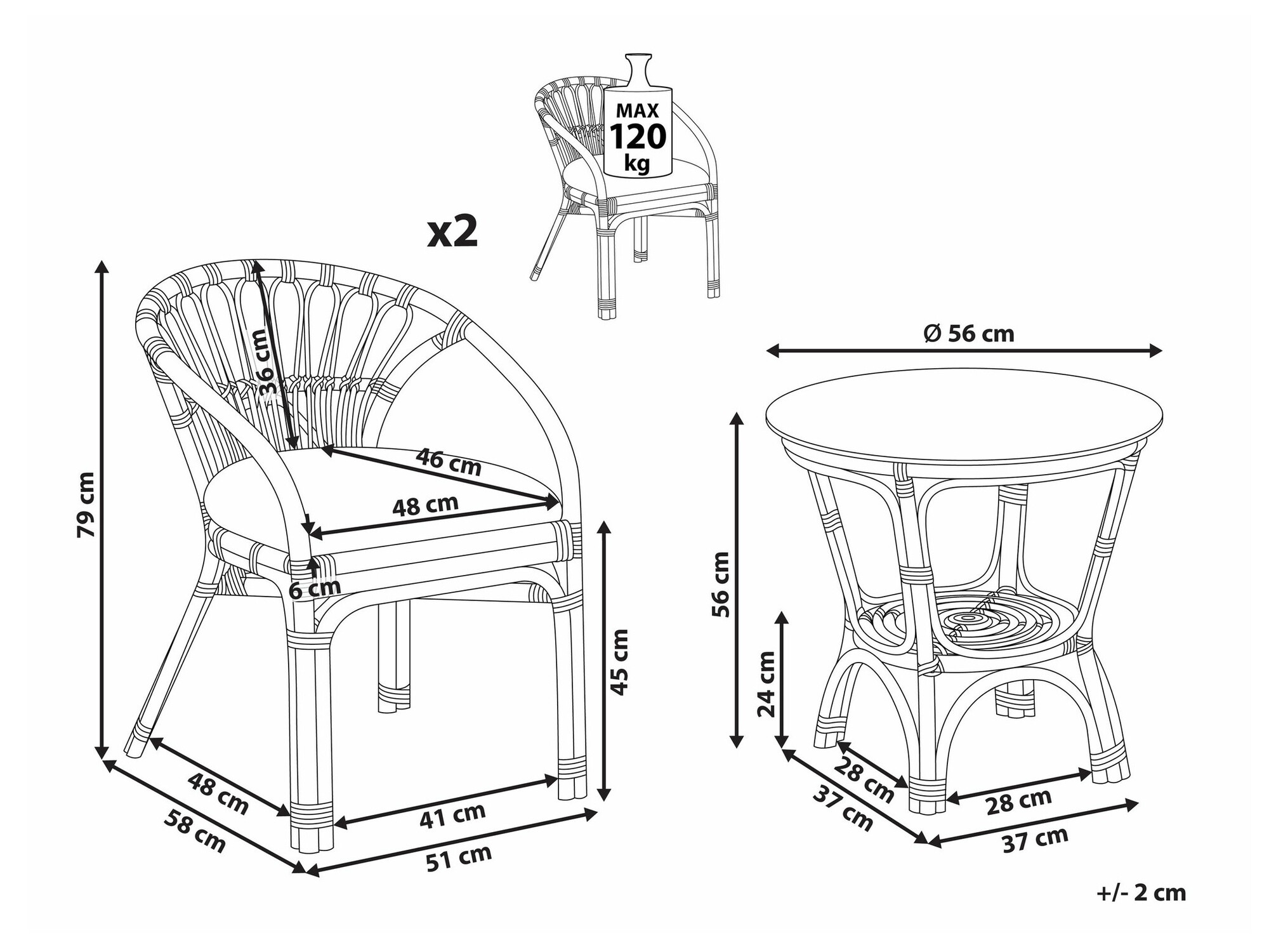 Rõdukomplekt Berwyn 2618