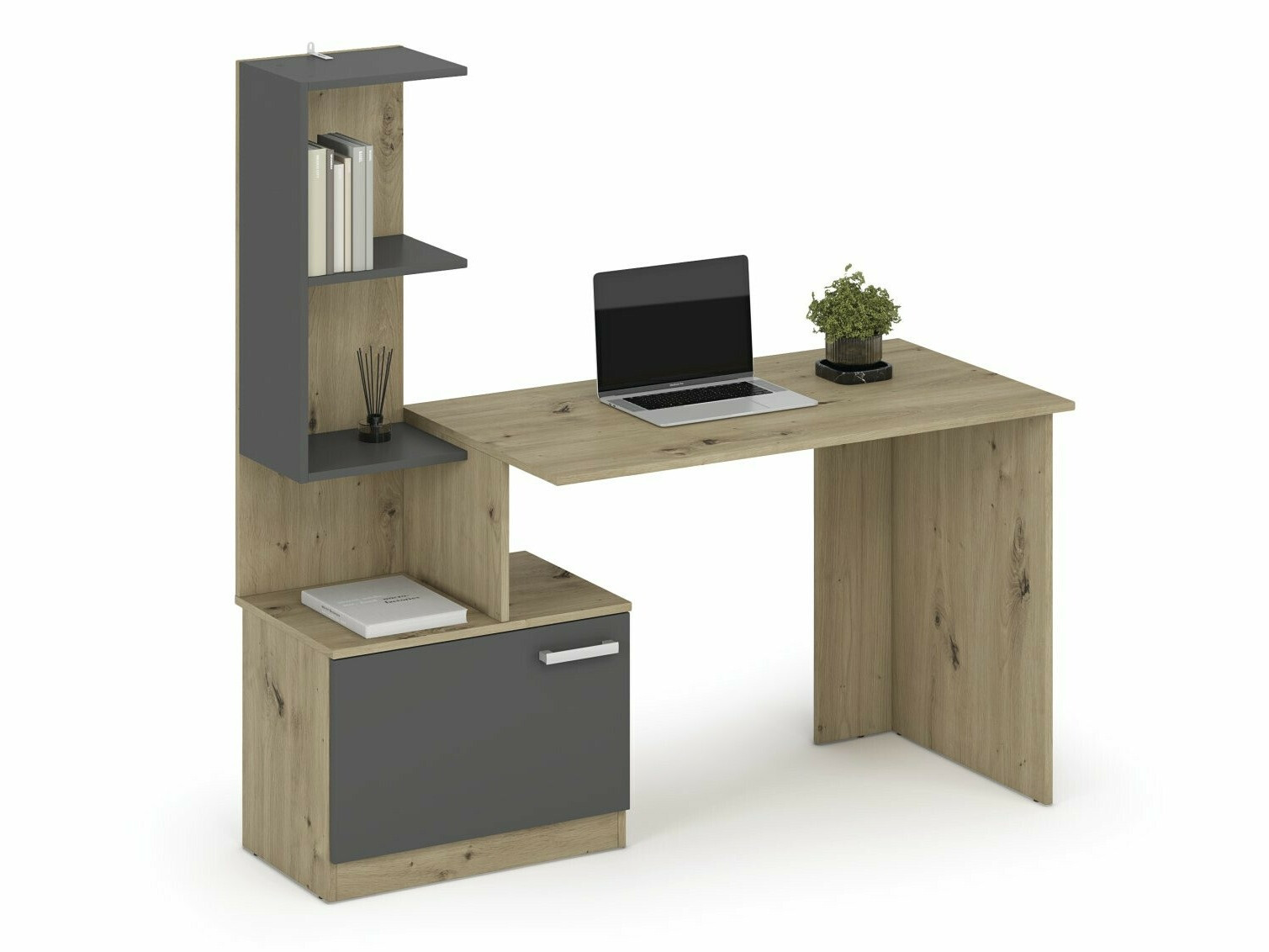 Kirjutuslaud Houston 1948 (Grafiit + Artisan tamm)