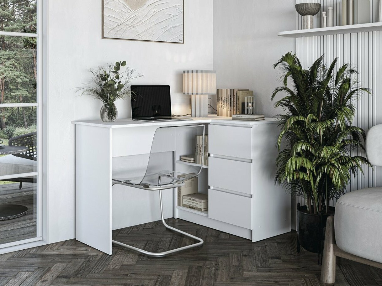 Kontori nurgalaud Houston 1950 (Valge)