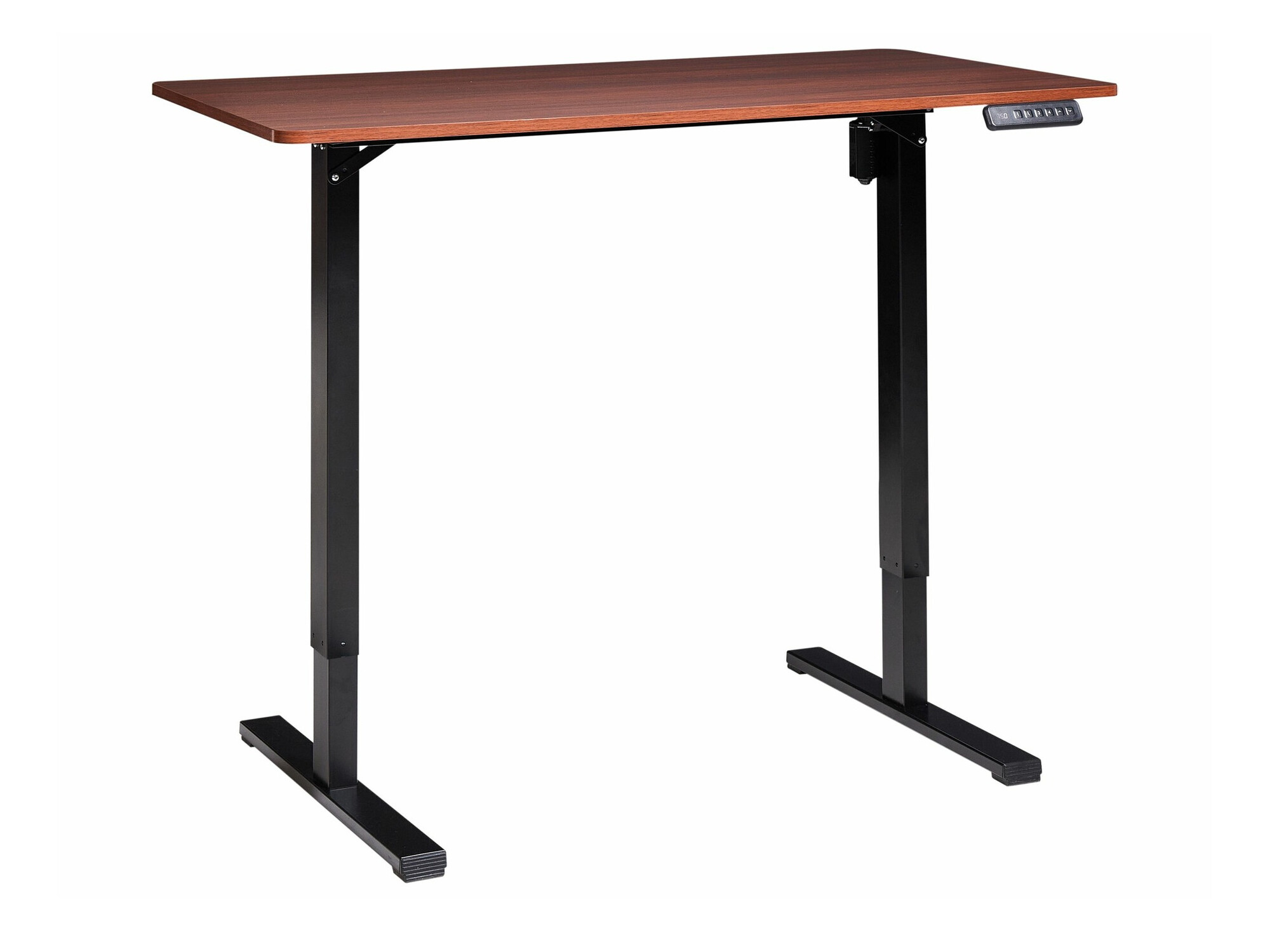 Reguleeritava kõrgusega töölaud Berwyn 2639 (Tumepruun + Must)