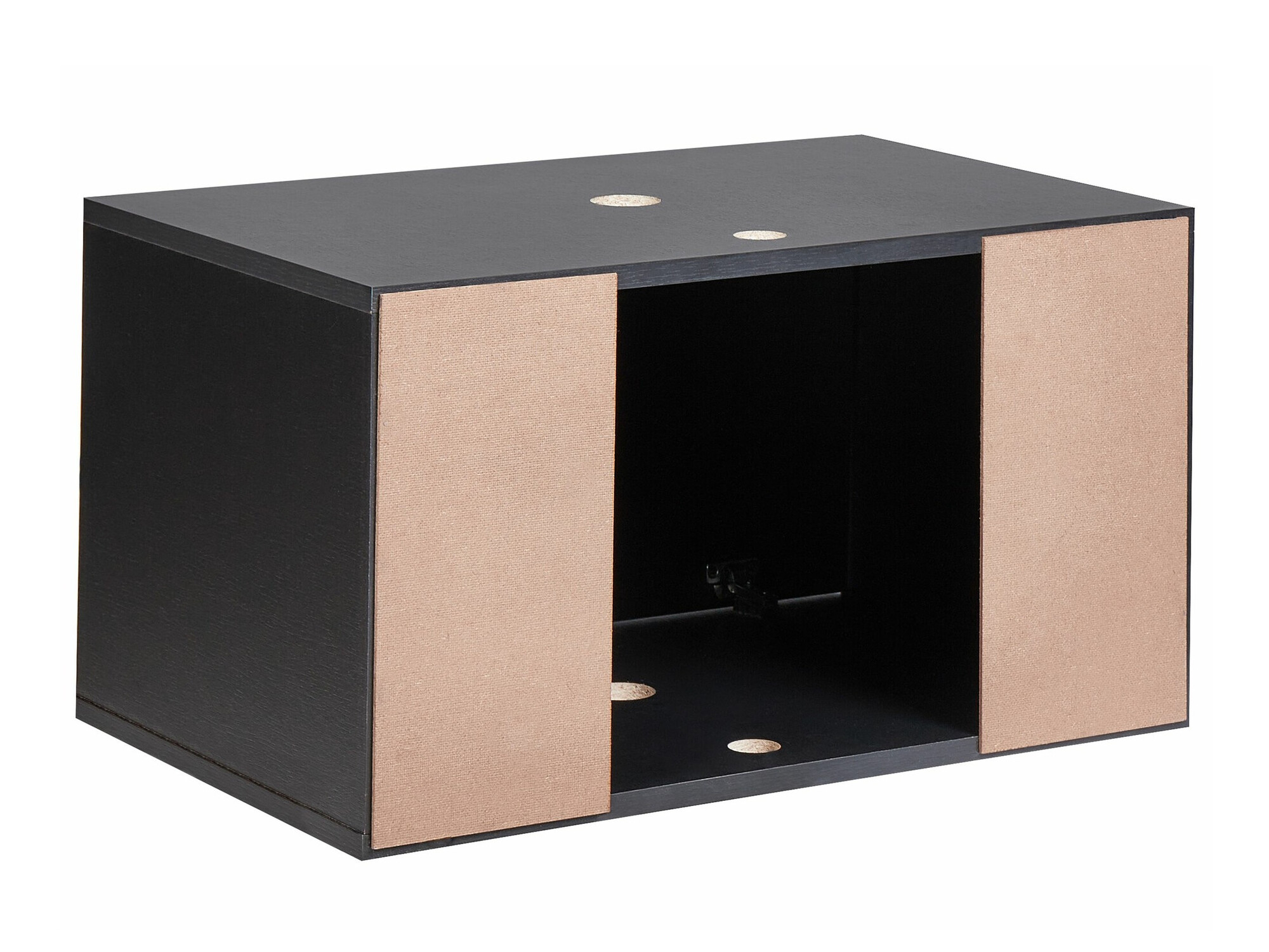 Vannitoa põrandakapp kraanikausile Berwyn 2644 (Must)