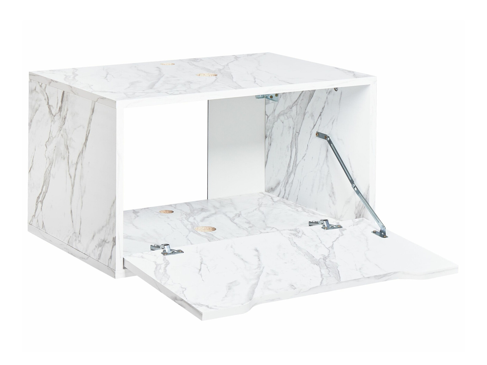 Vannitoa põrandakapp kraanikausile Berwyn 2644 (Valge marmor)