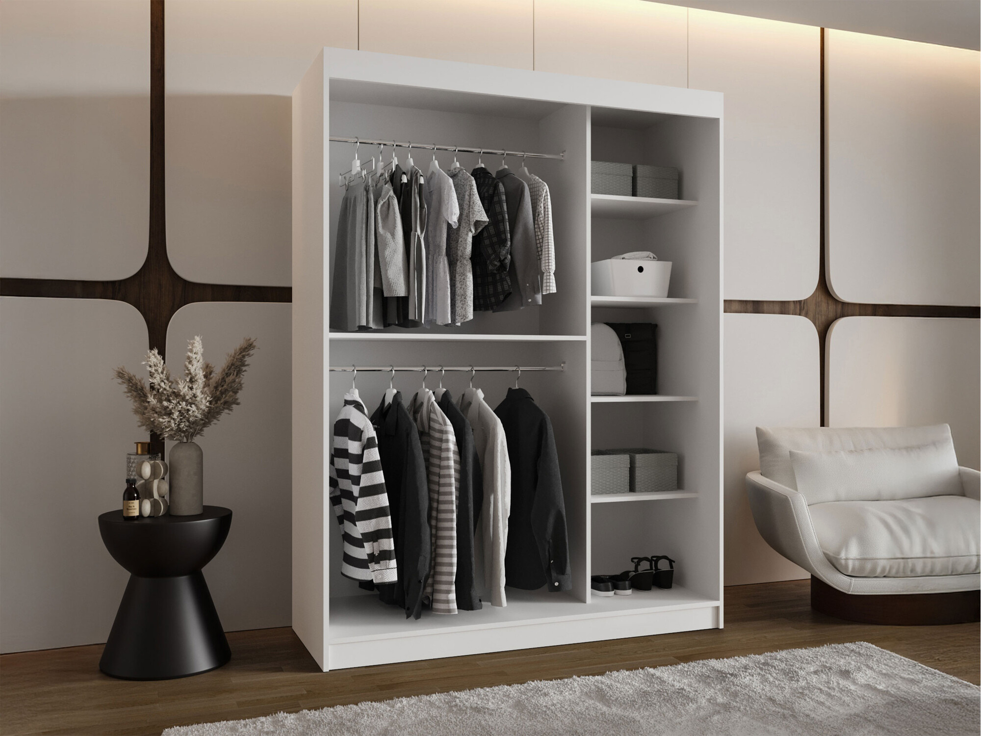 Riidekapp Hartford 502 (Must)