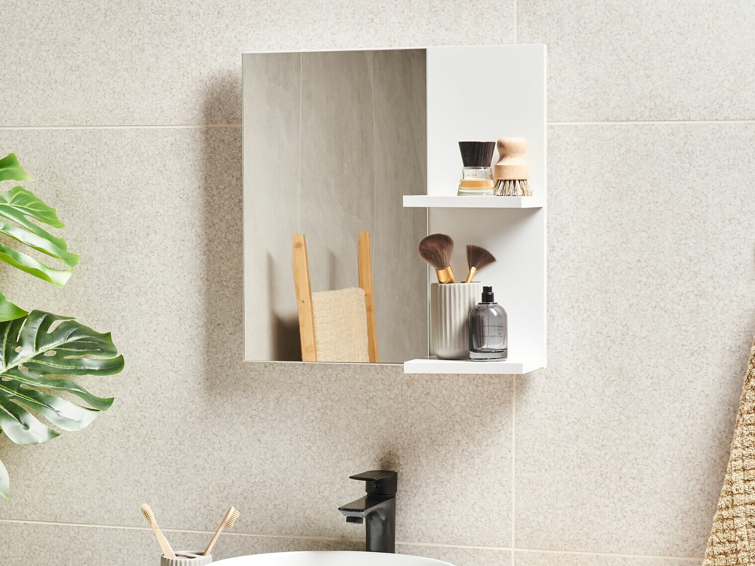 Vannitoa peegel Berwyn 2650 (Valge)