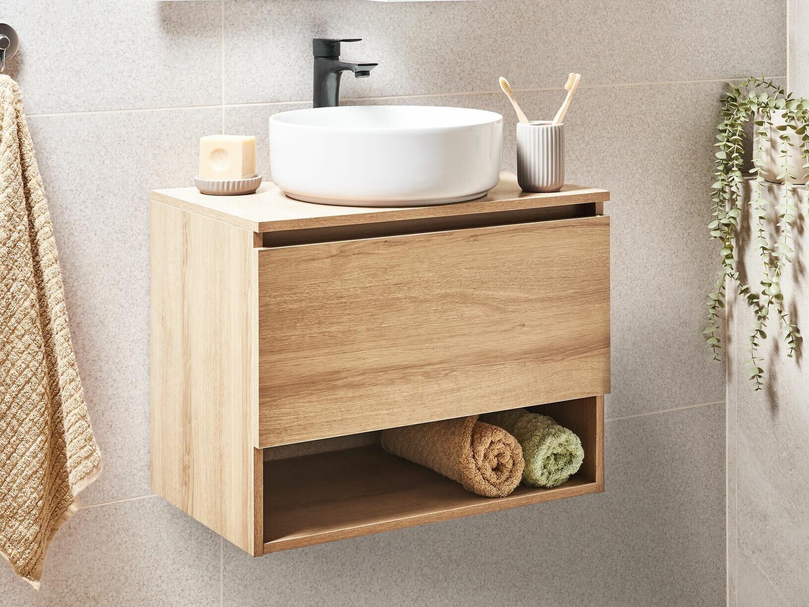 Vannitoa põrandakapp kraanikausile Berwyn 2647