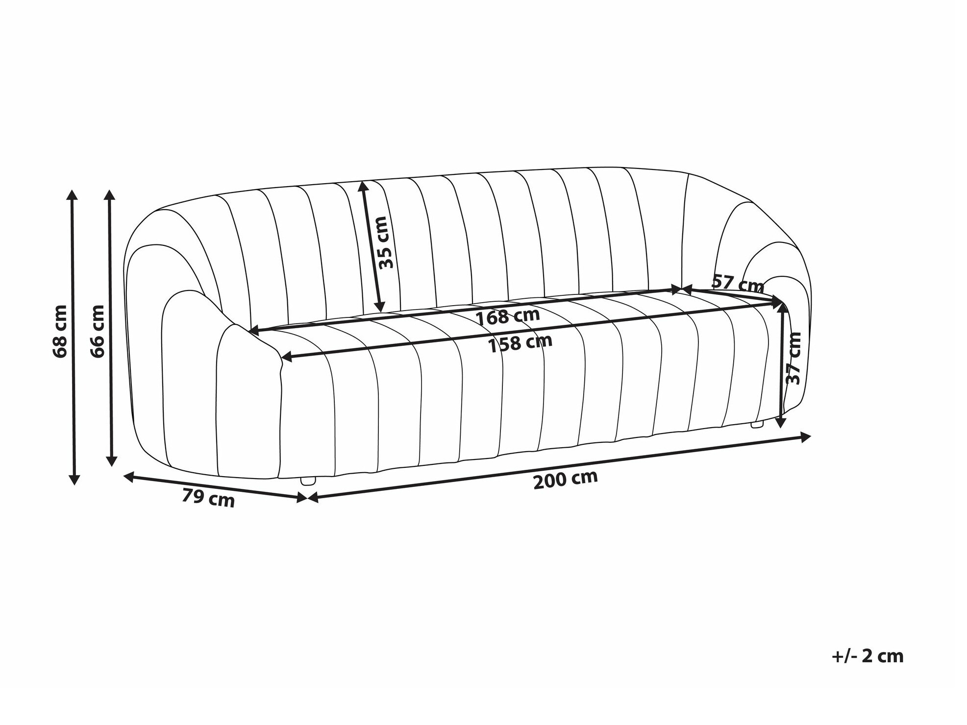 Diivan Berwyn 1270 (Beež)