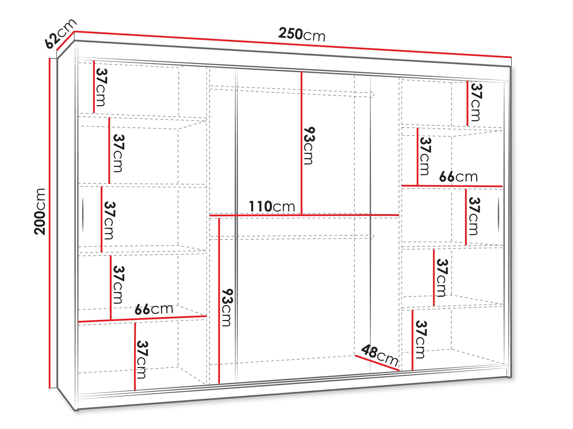 Riidekapp Hartford 508 (Kašmiir)