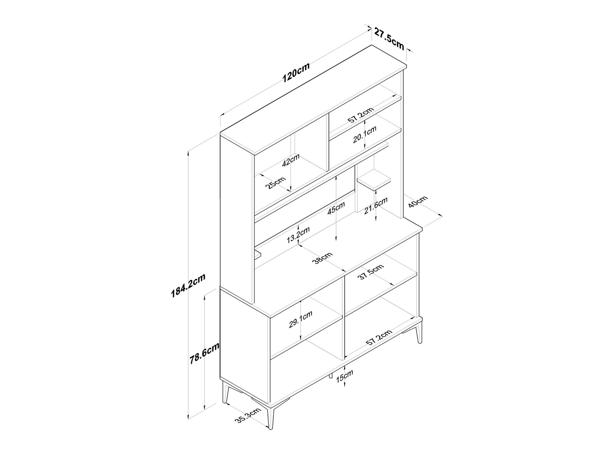 Multifunktsionaalne mööbel Kailua 2488
