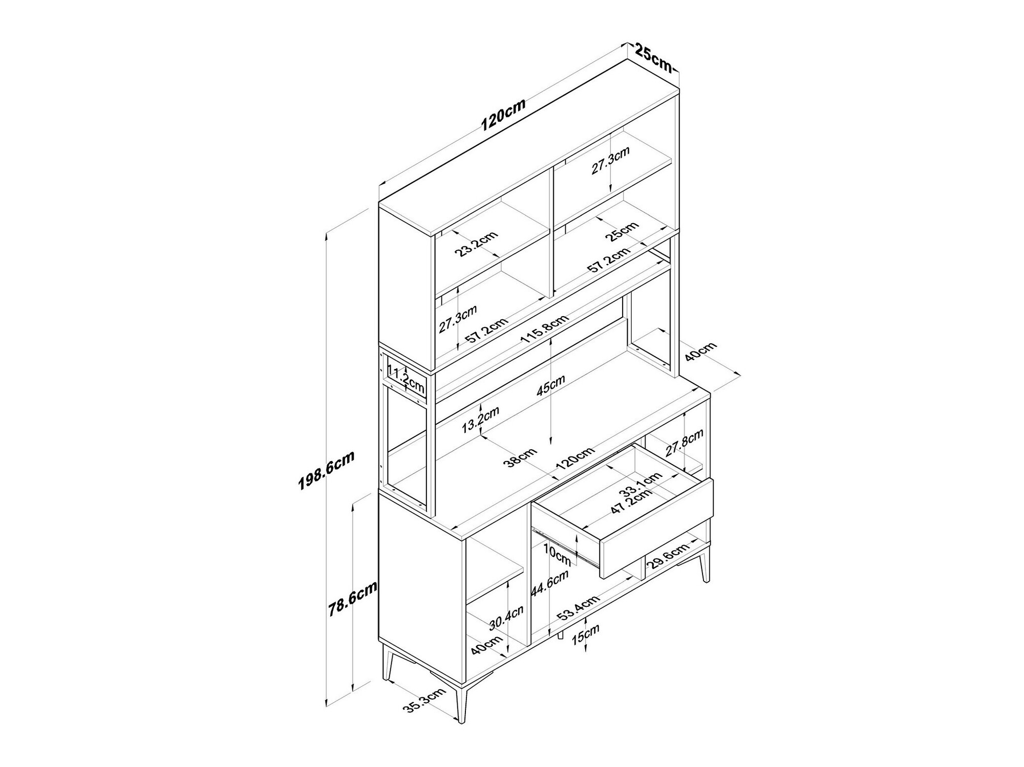 Multifunktsionaalne mööbel Kailua 2496