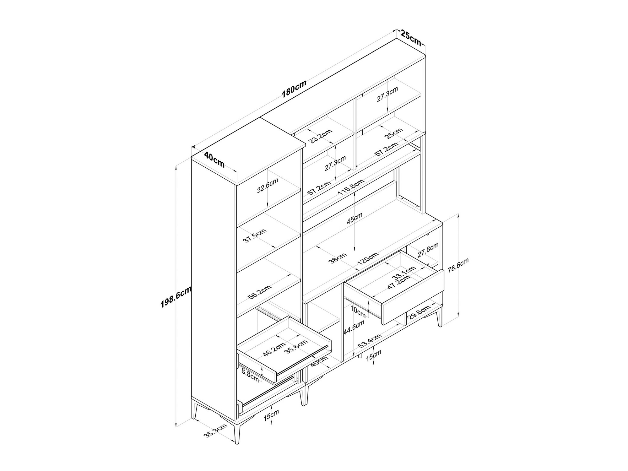 Multifunktsionaalne mööbel Kailua 2499