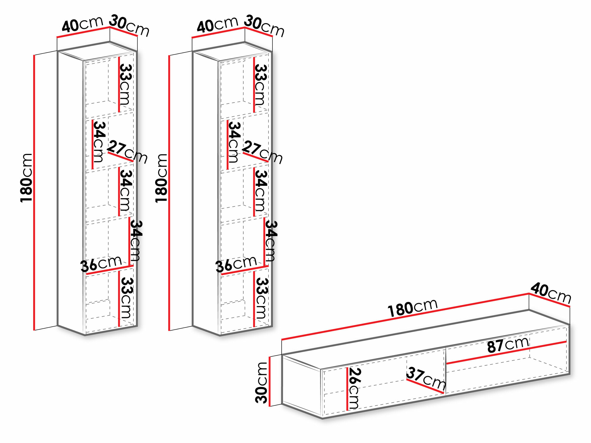 Elutoa komplekt Venenou 103 (Valge + Läikiv valge)