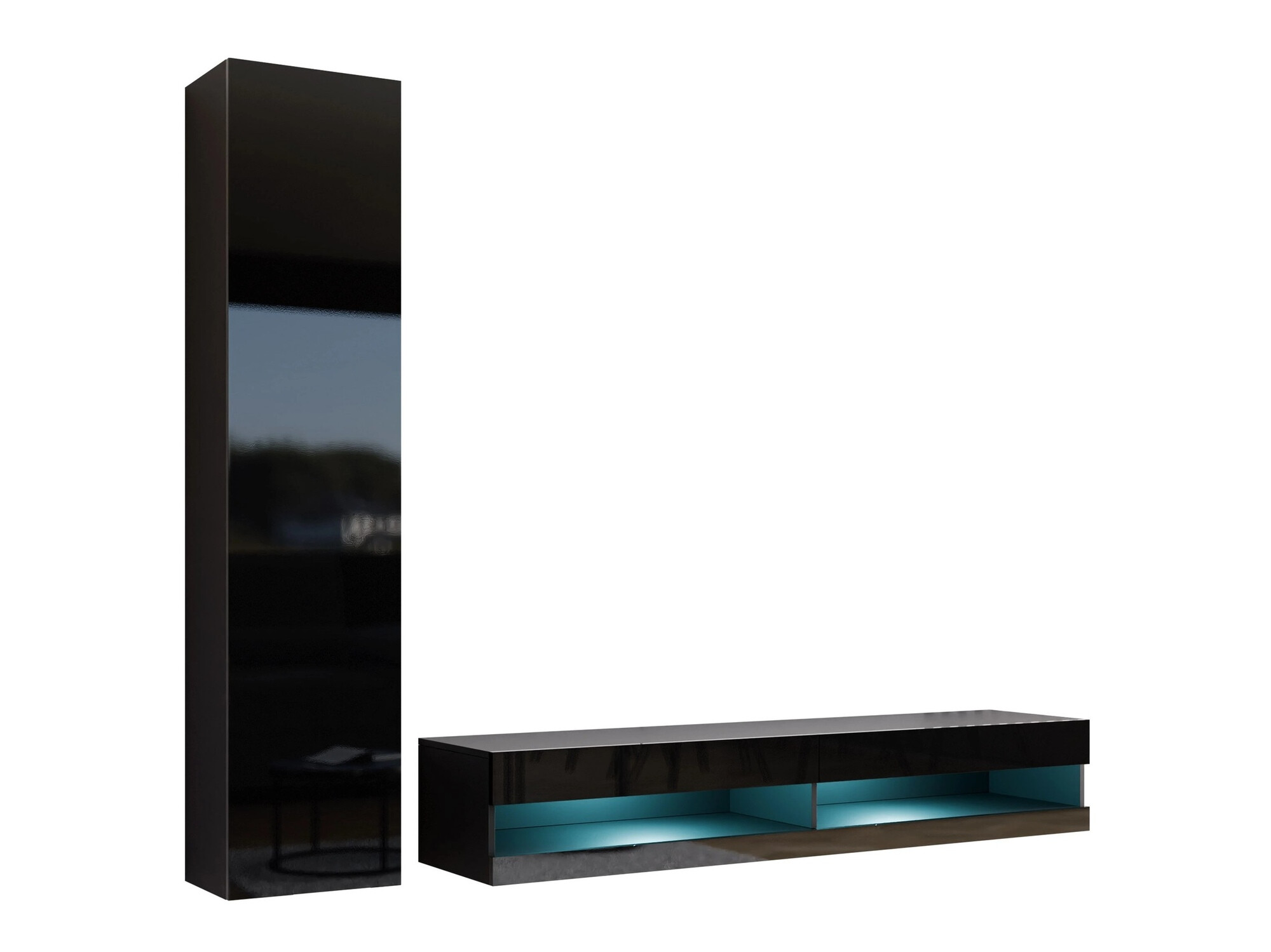 Elutoa komplekt Venenou 114 (Must + Läikiv must)