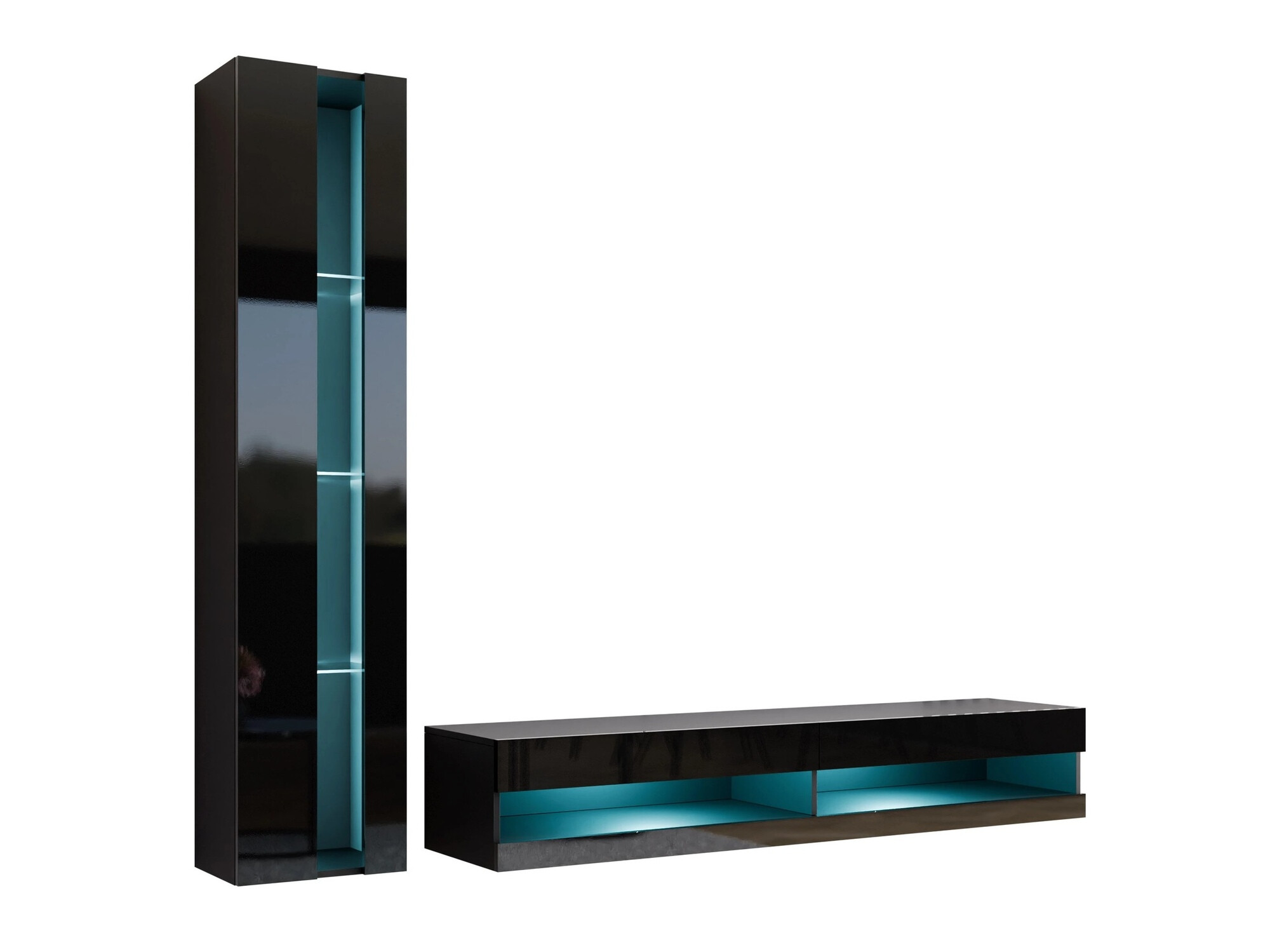 Elutoa komplekt Venenou 118 (Must + Läikiv must)