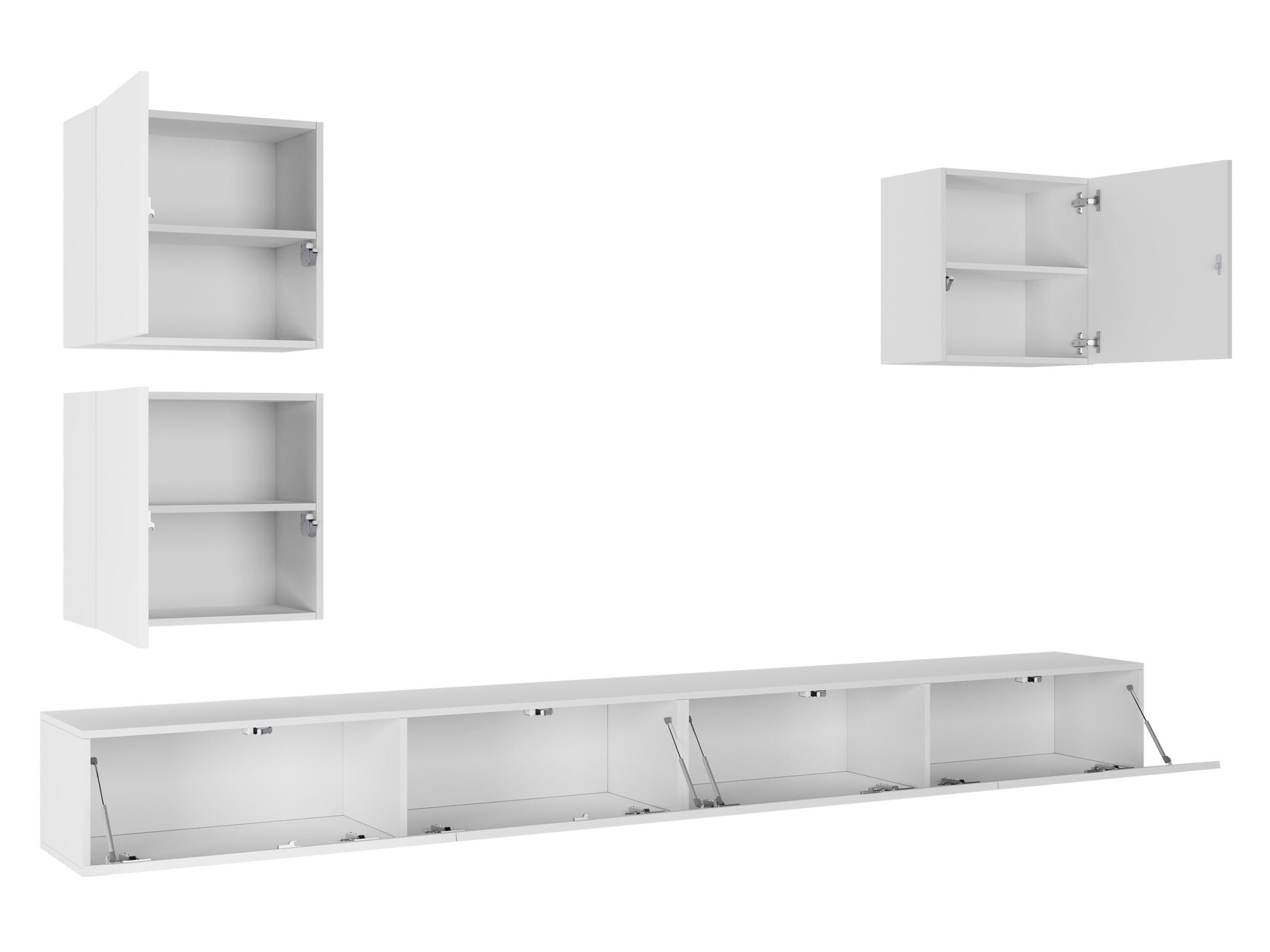 Elutoa komplekt Vilrin III (Valge + Läikiv valge)