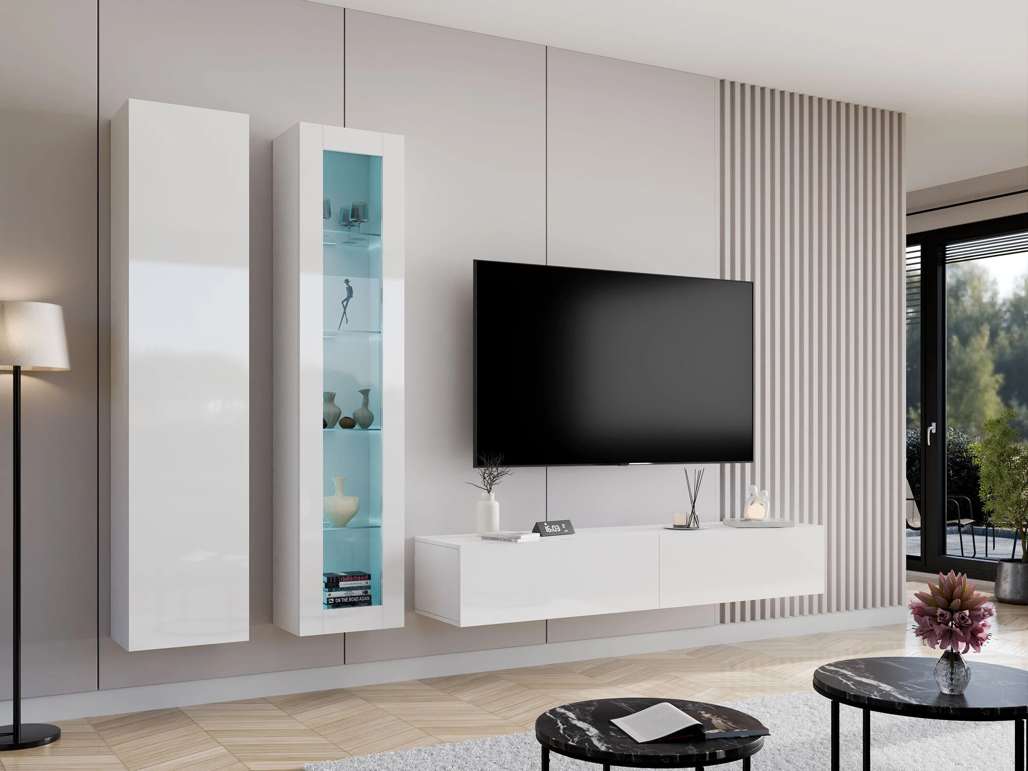 Seinariiul Venenou 128 (Valge + Läikiv valge)