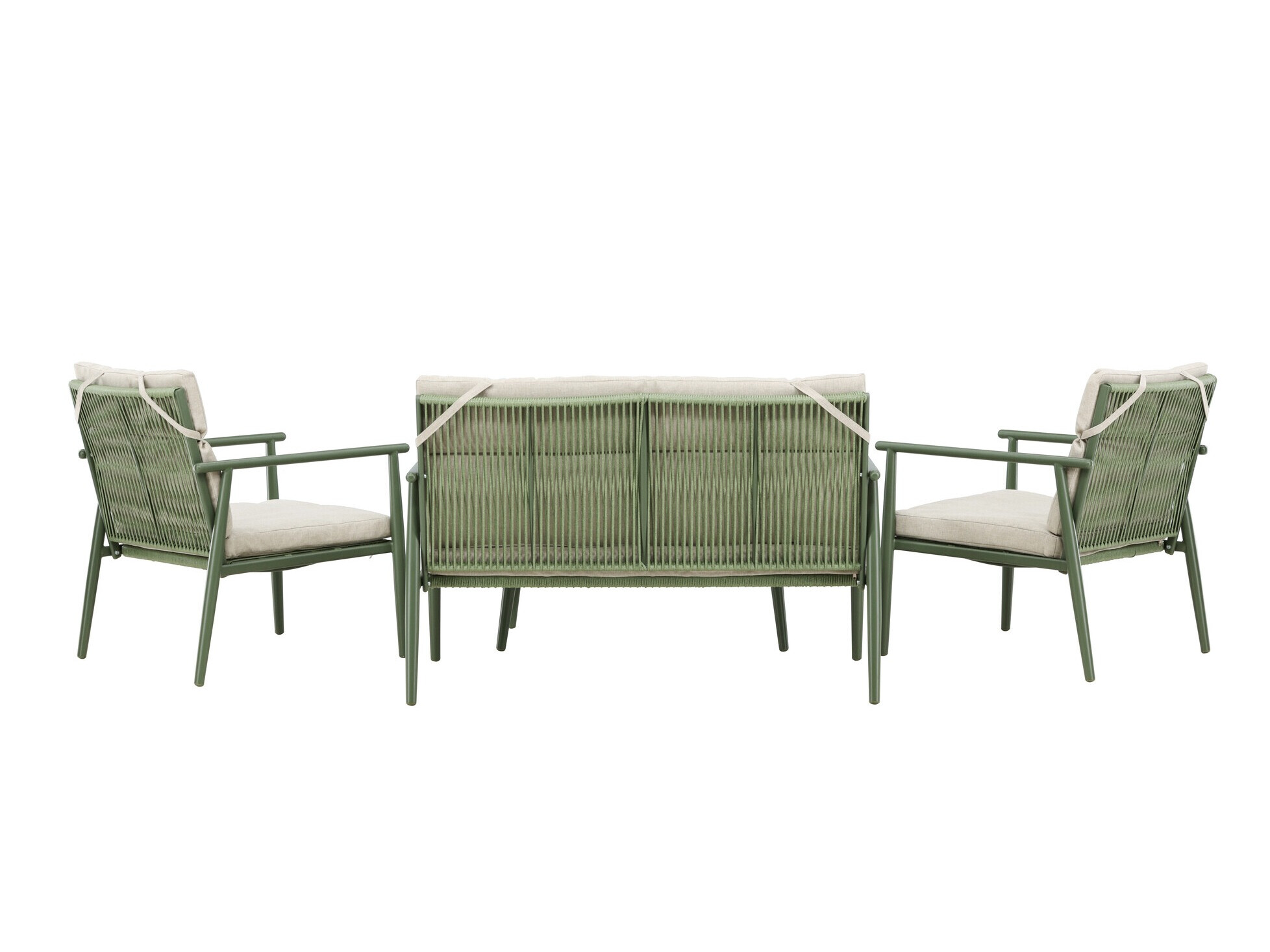 Aiamööblikomplekt Dallas 4831 (Roheline + Beež)