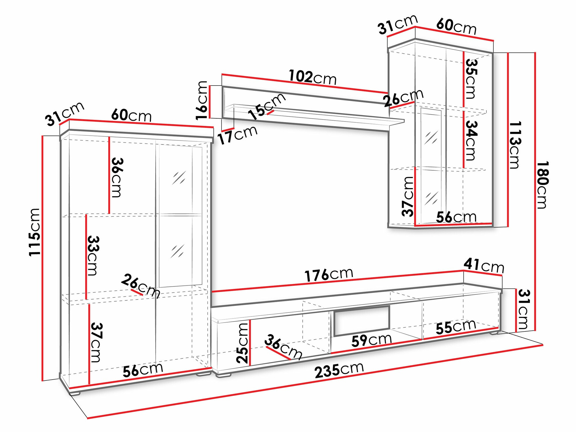 Elutoa komplekt Genio (Valge)