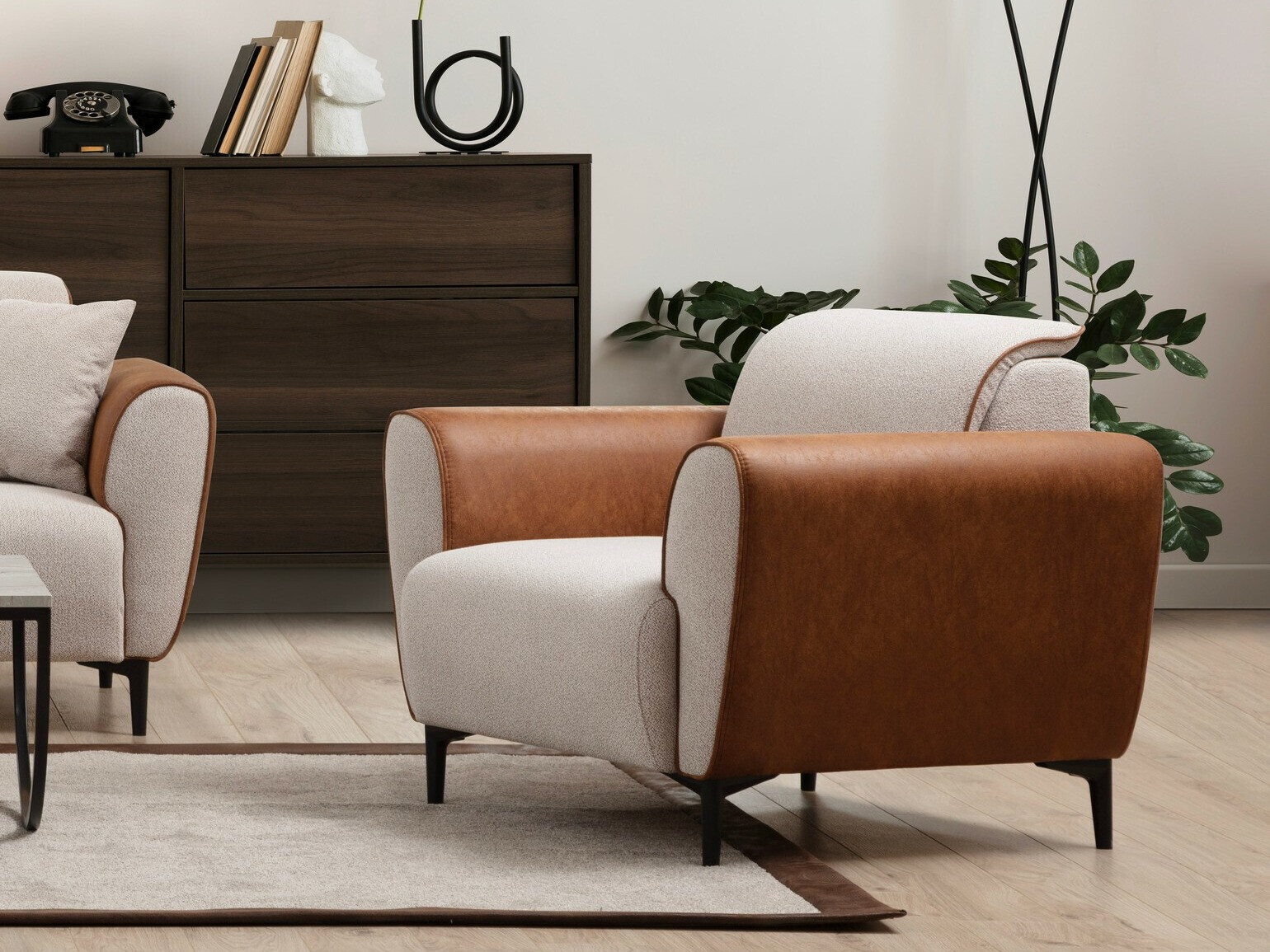 Tugitool Altadena 603 (Pruun + Beež)