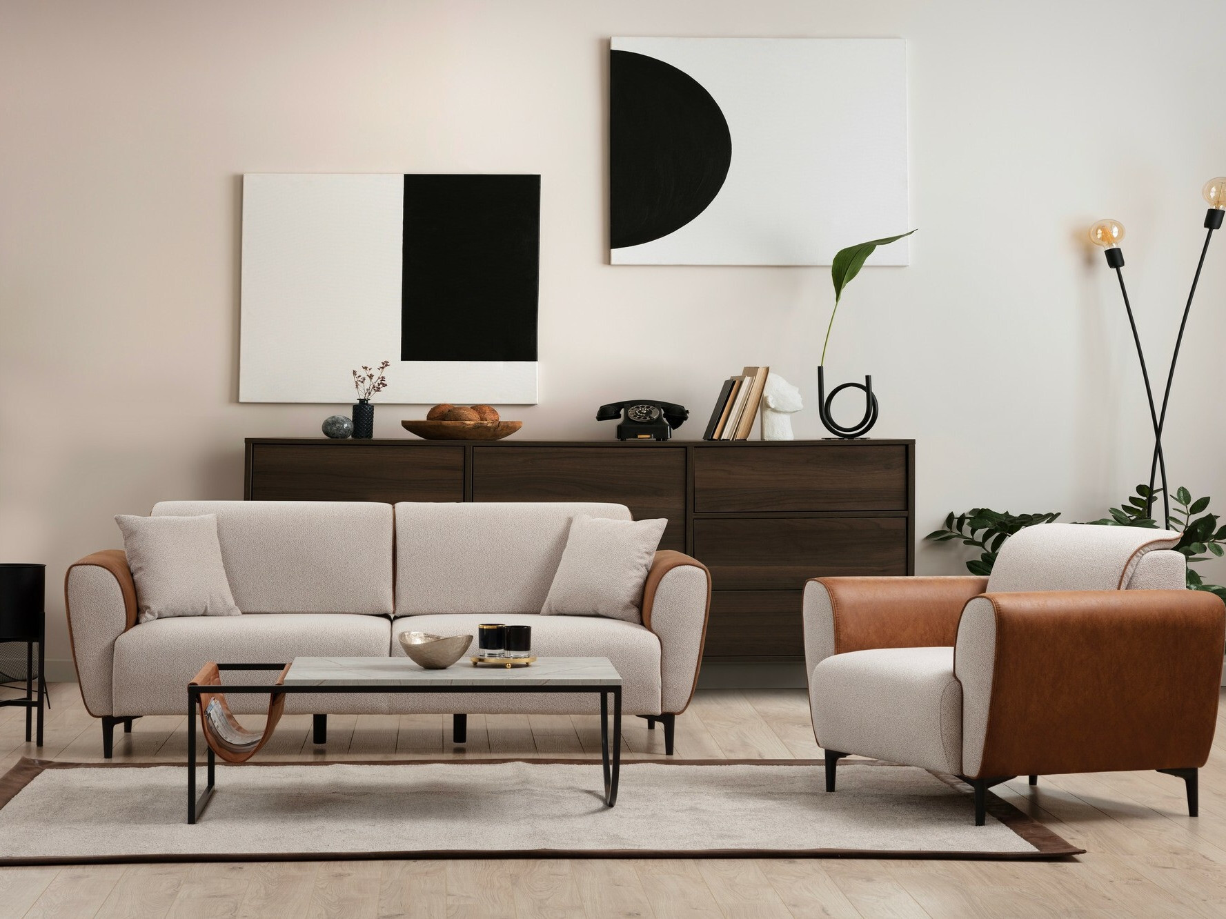 Tugitool Altadena 603 (Pruun + Beež)