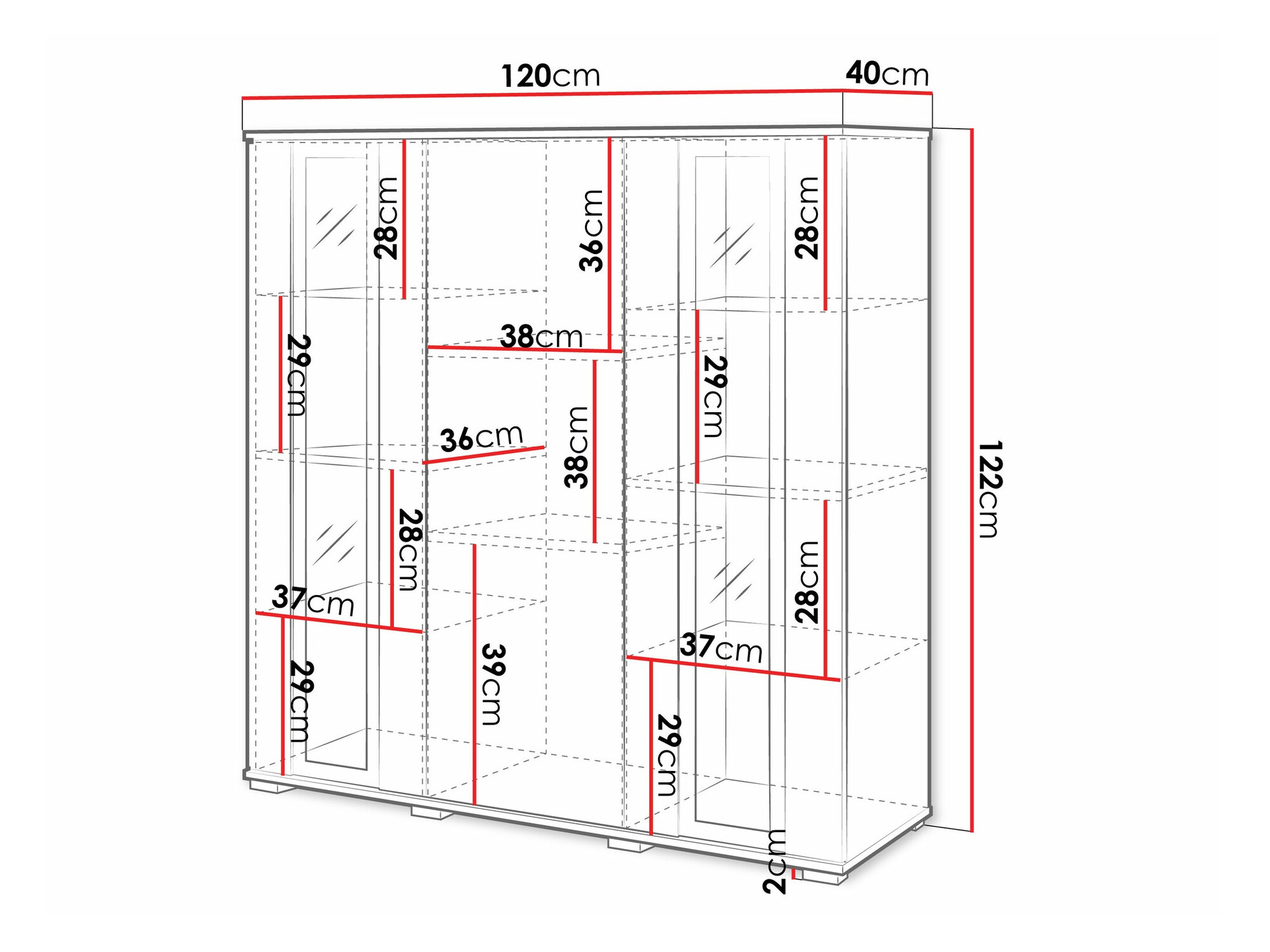 Kapp Torcame 100 (Valge + Läikiv valge)