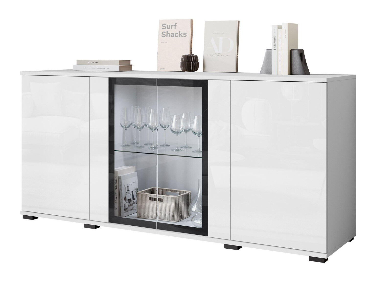 Kapp Torcame 102 (Valge + Läikiv valge)