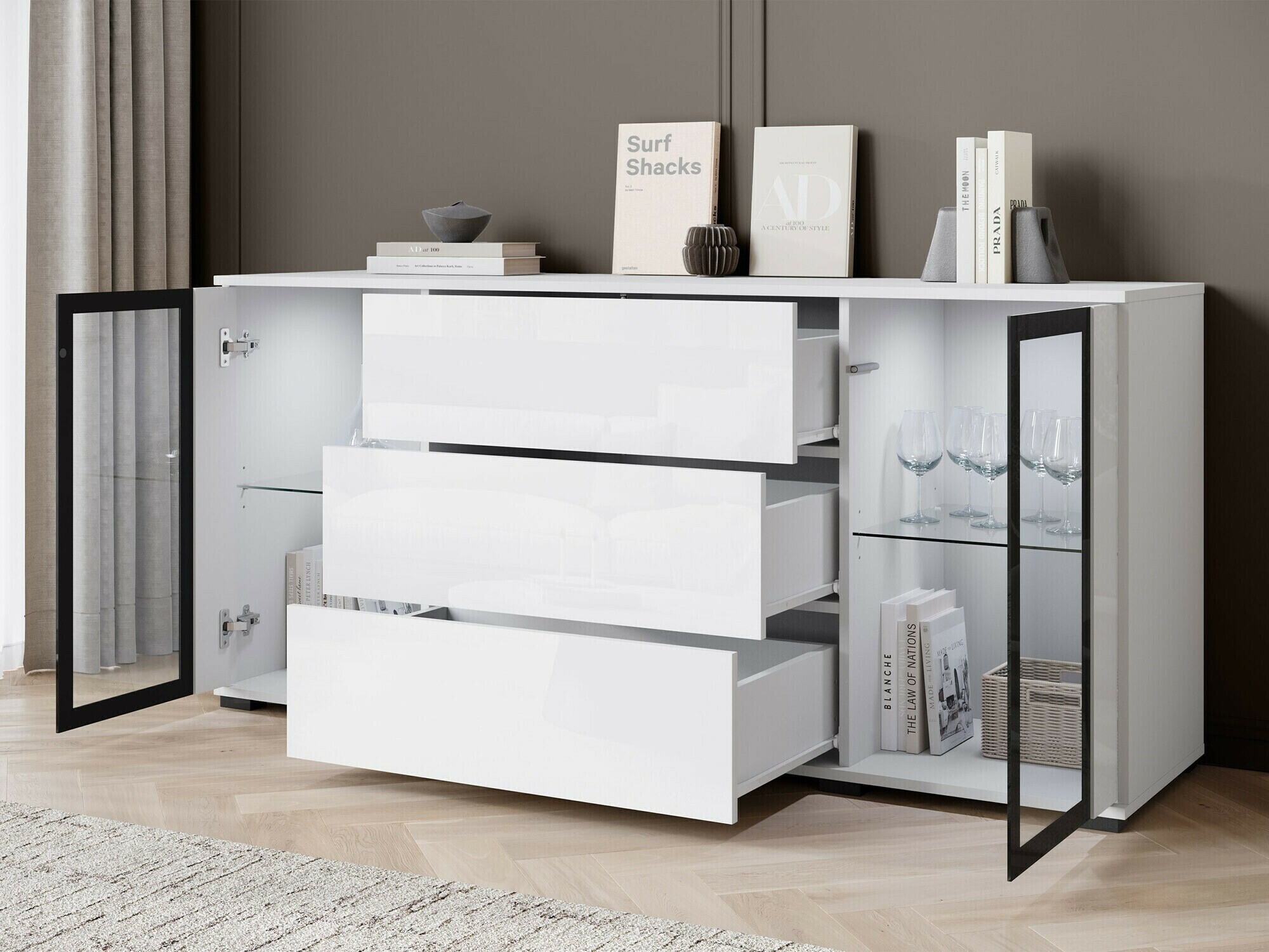 Kummut Torcame 101 (Wotani tamm + Läikiv valge)