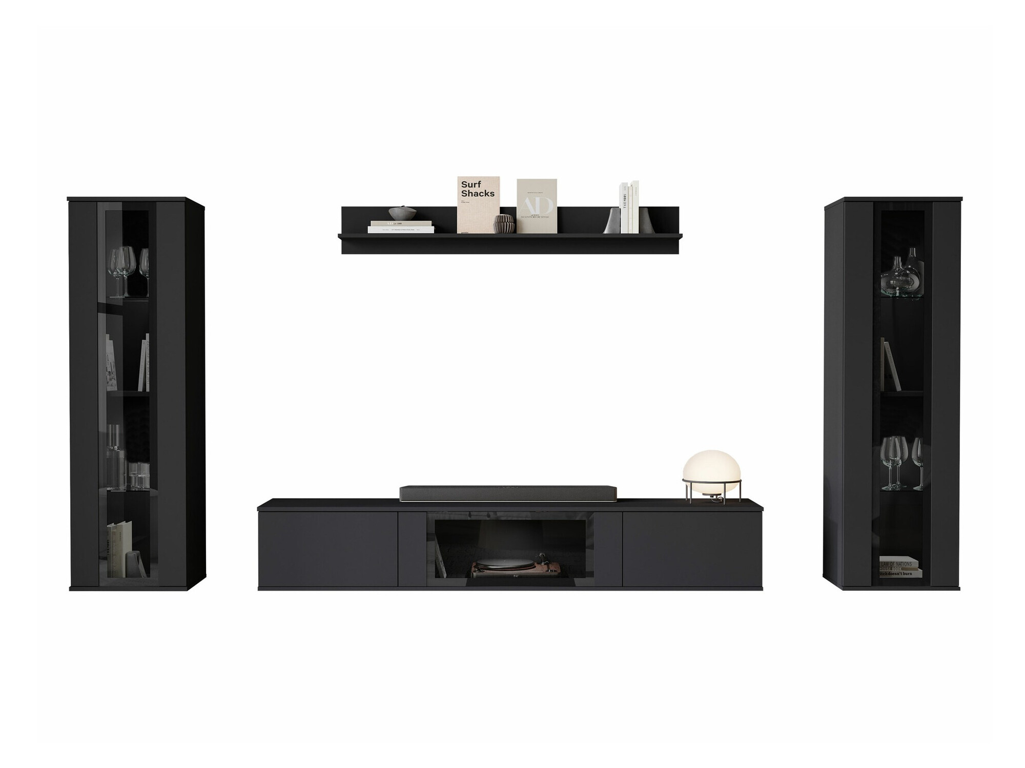 Elutoa komplekt Torcame 103 (Must)