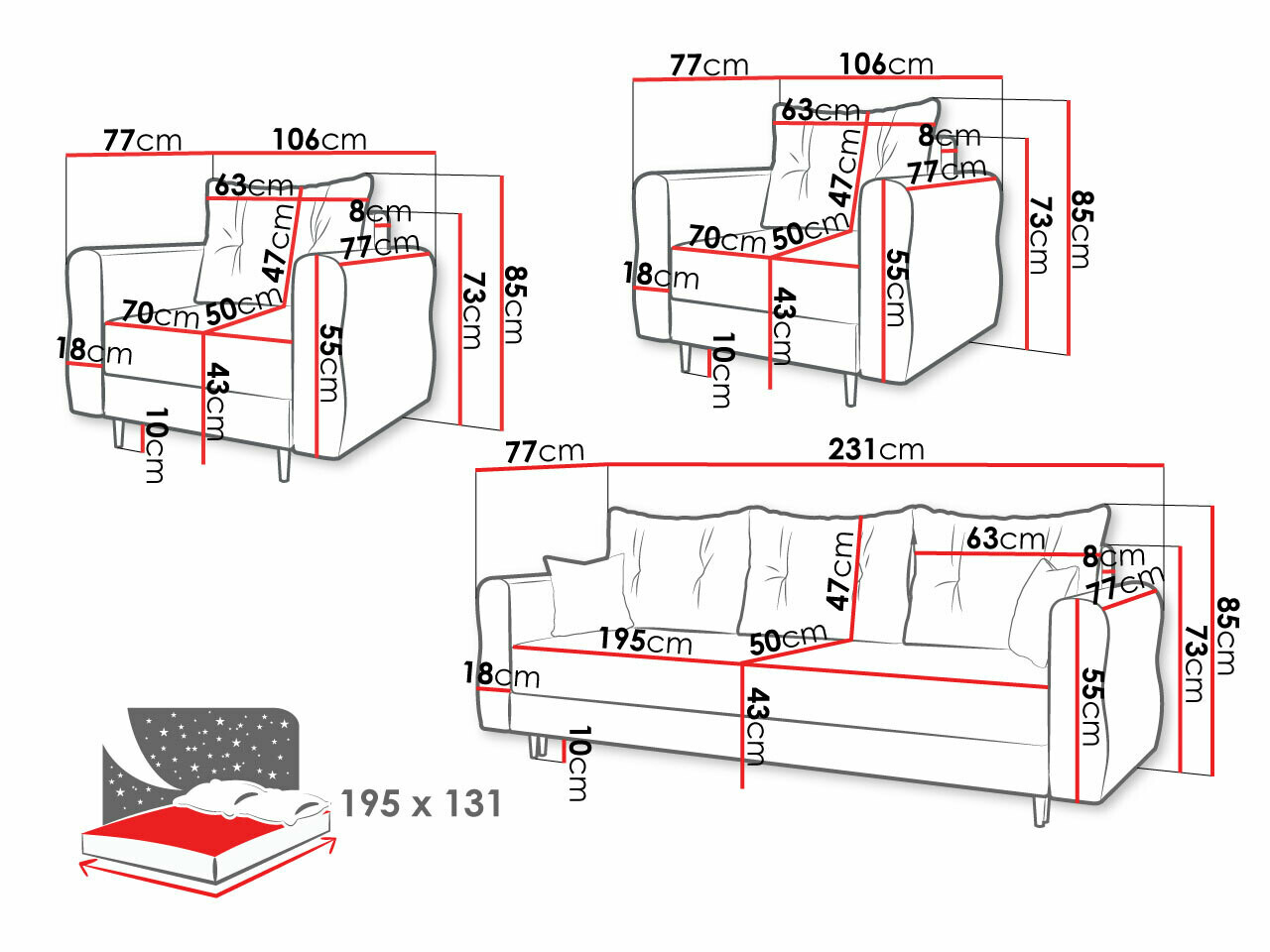 Pehme mööbli komplekt Veldala 106 (Manila 18)
