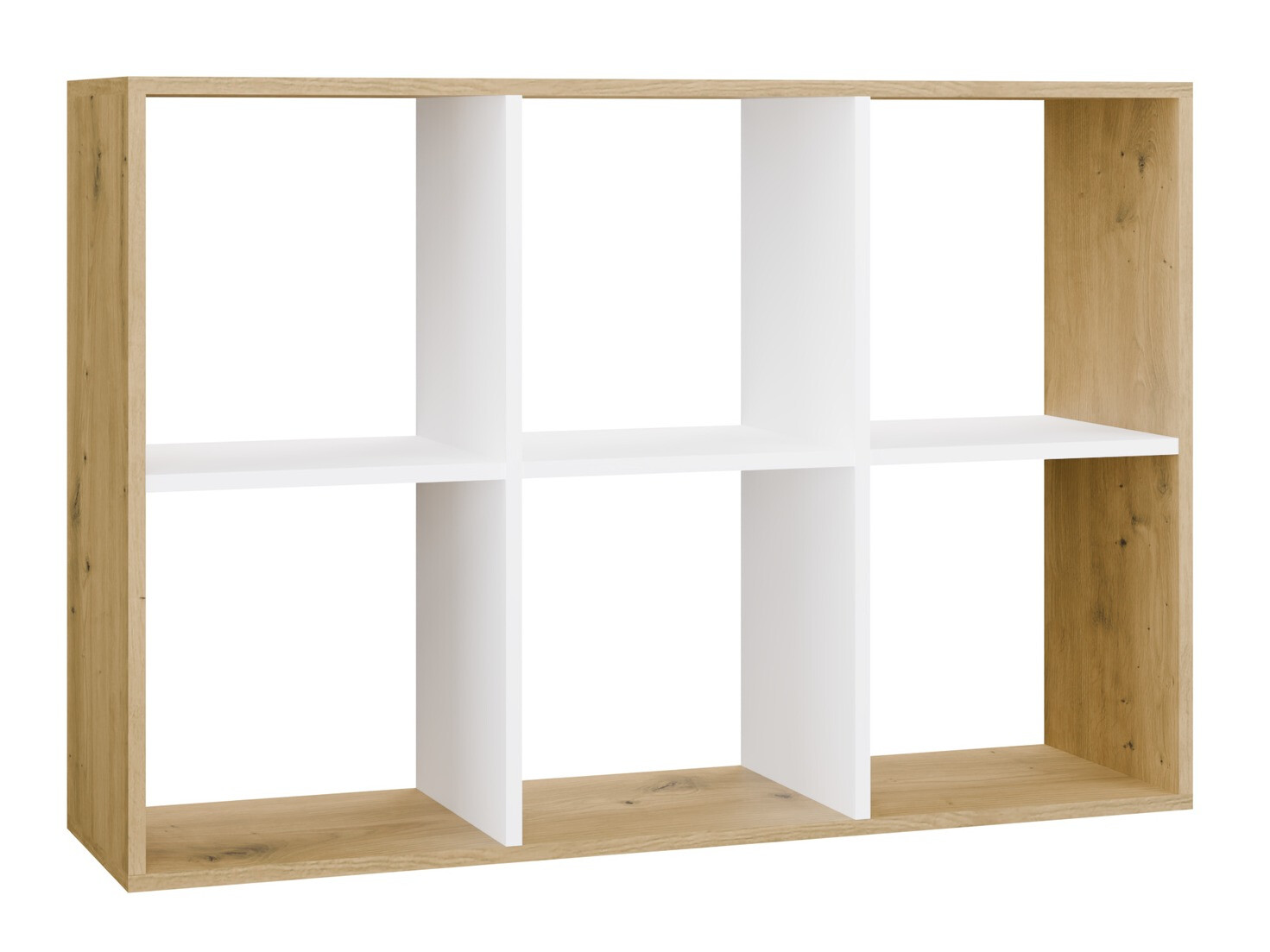 Riiul Mandeville 287 (Valge + Artisan tamm)