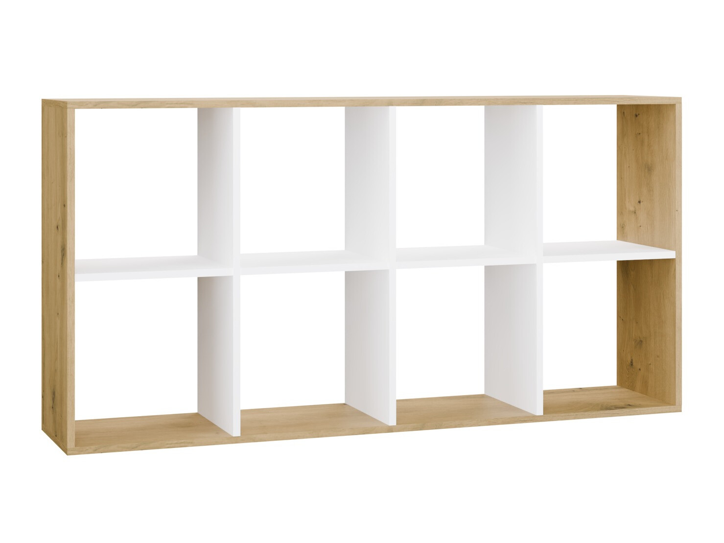 Riiul Mandeville 288 (Valge + Artisan tamm)