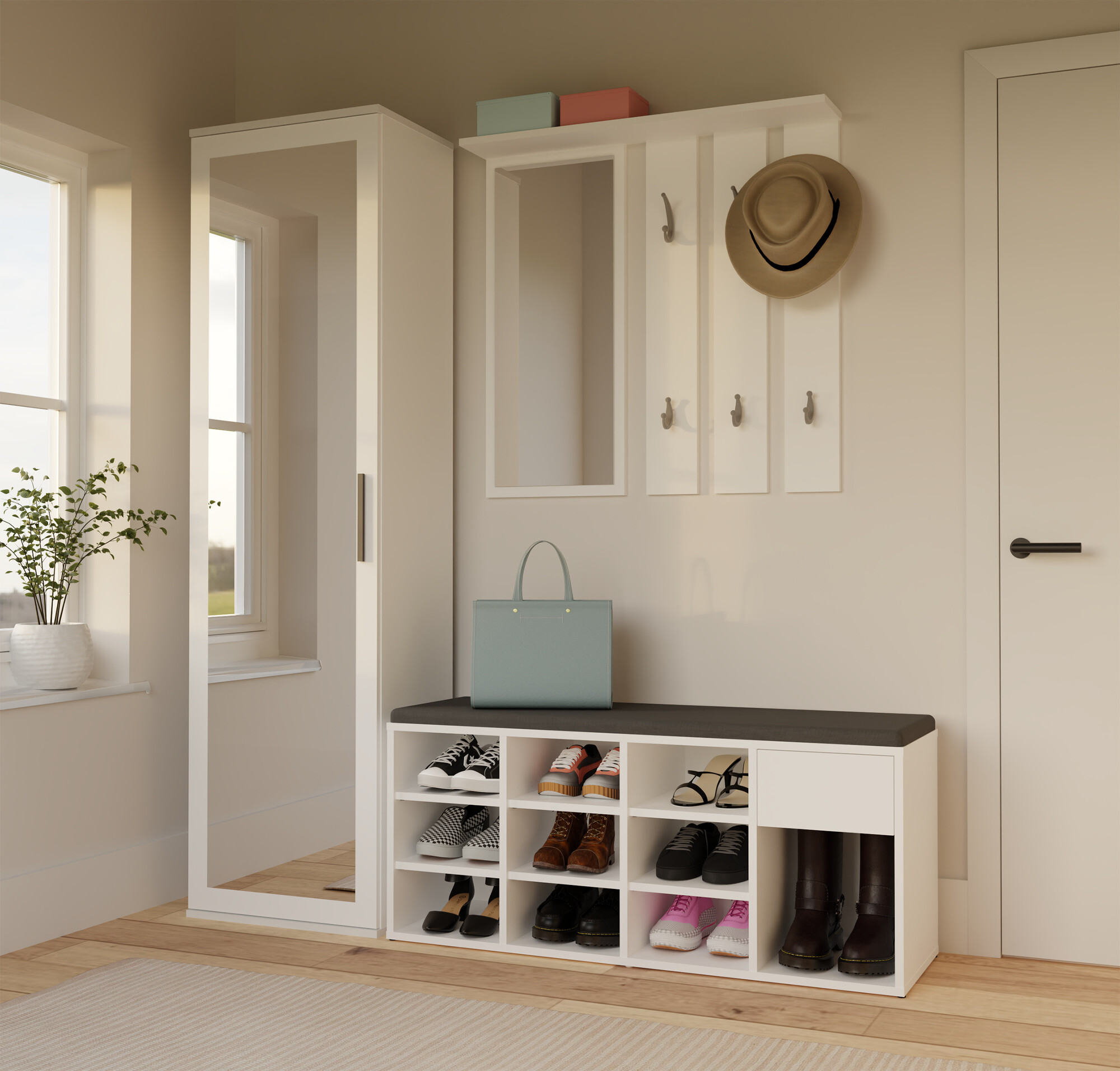 Jalatsikapp Mandeville 322 (Valge)