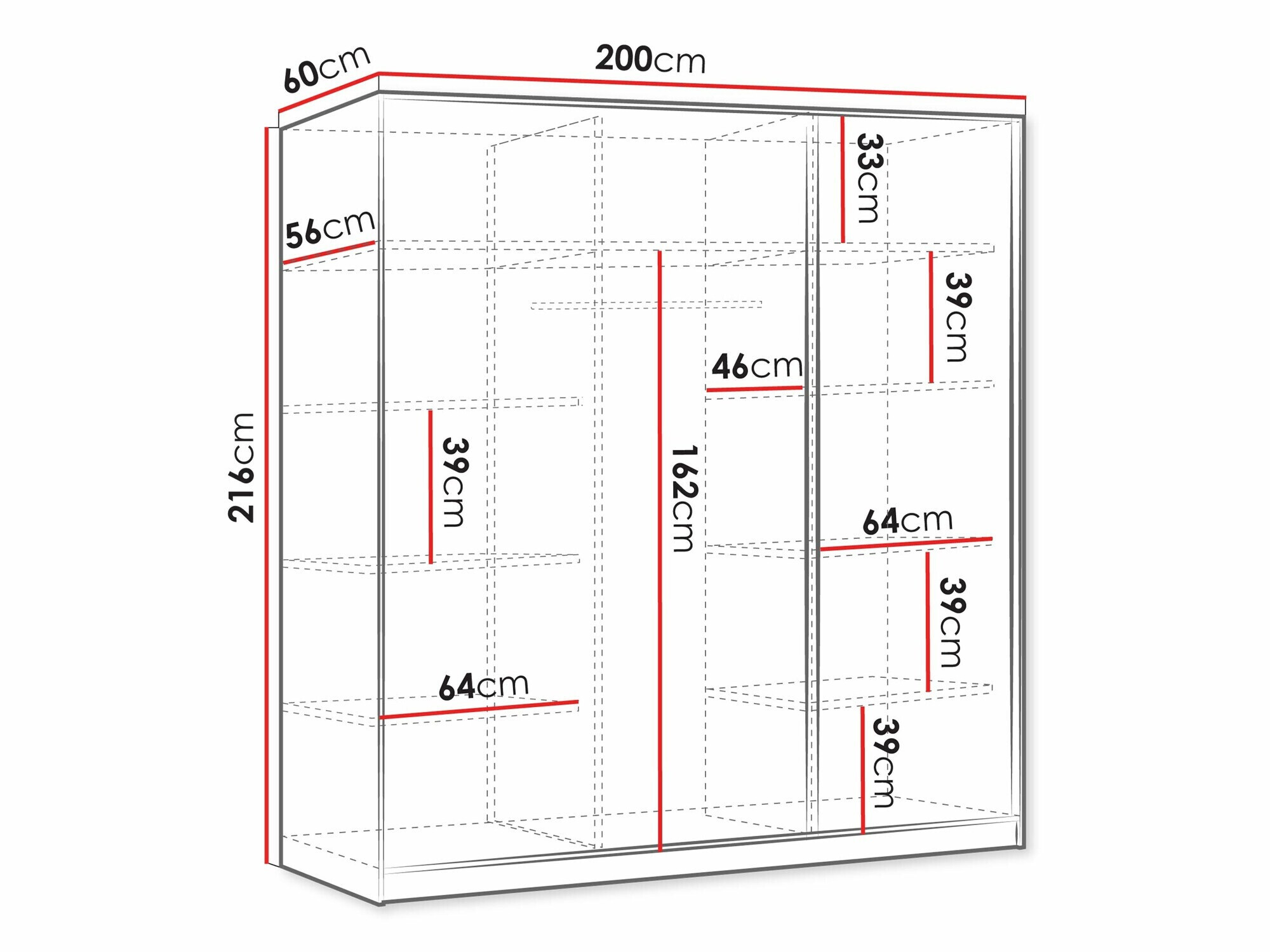 Riidekapp Comfivo Papilio