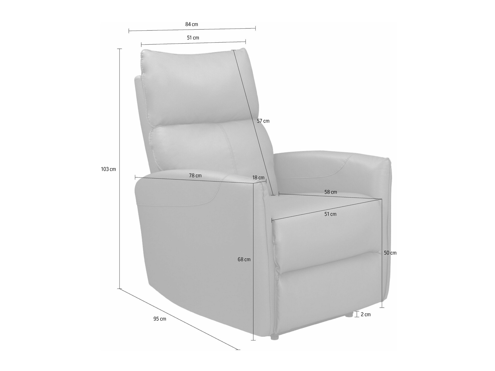Tugitool recliner SE2414