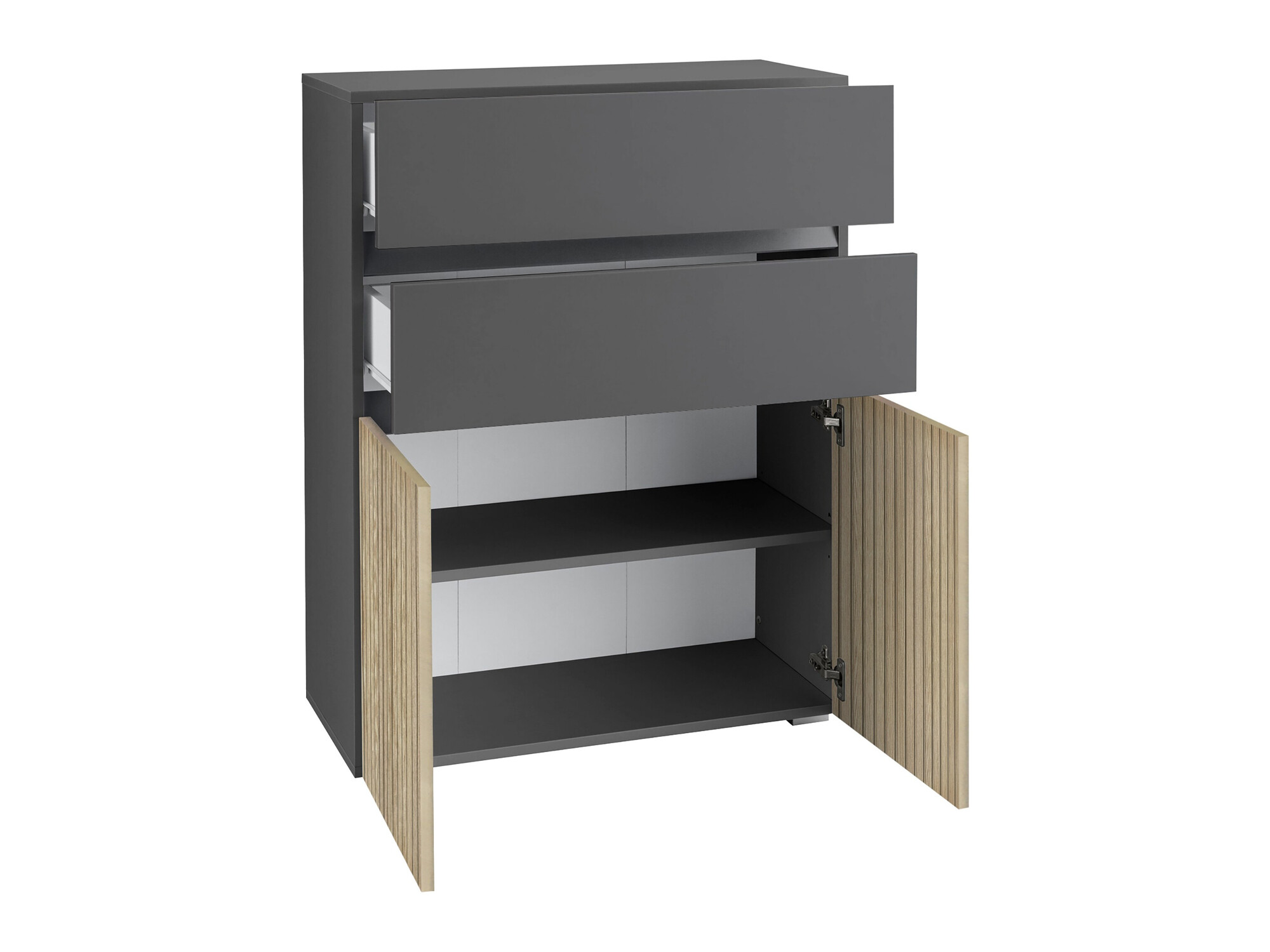 Vannitoa põrandakapp Soncamu 101 (Antratsiit + Hele tamm)