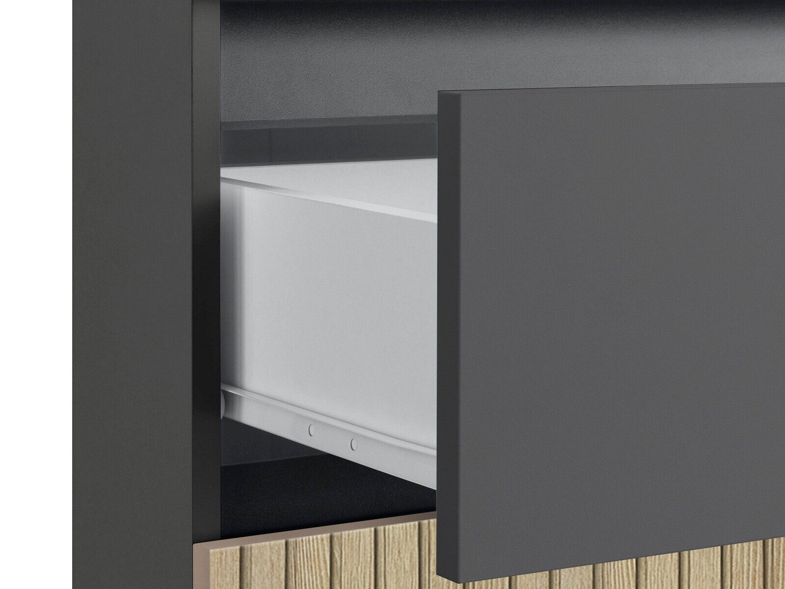 Vannitoa põrandakapp Soncamu 101 (Antratsiit + Hele tamm)