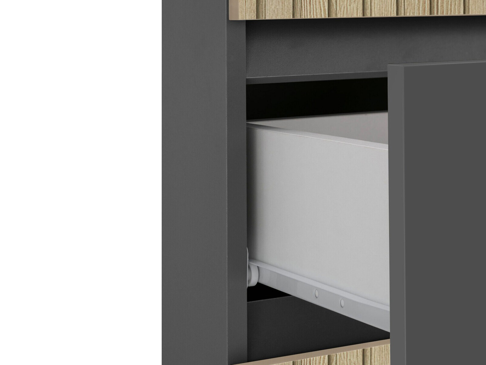 Vannitoa põrandakapp Soncamu 102 (Antratsiit + Hele tamm)