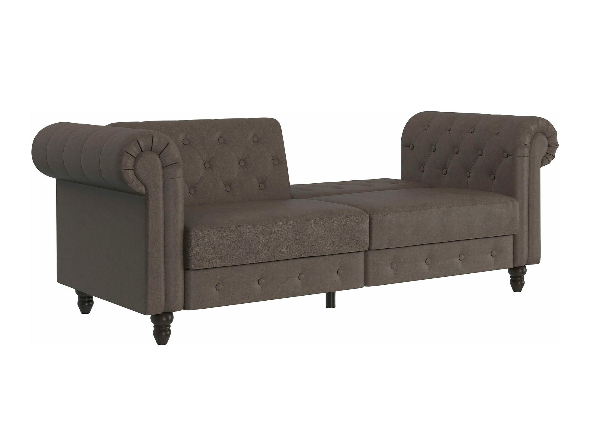 Chesterfield diivan Tulsa 217 (Tumepruun)