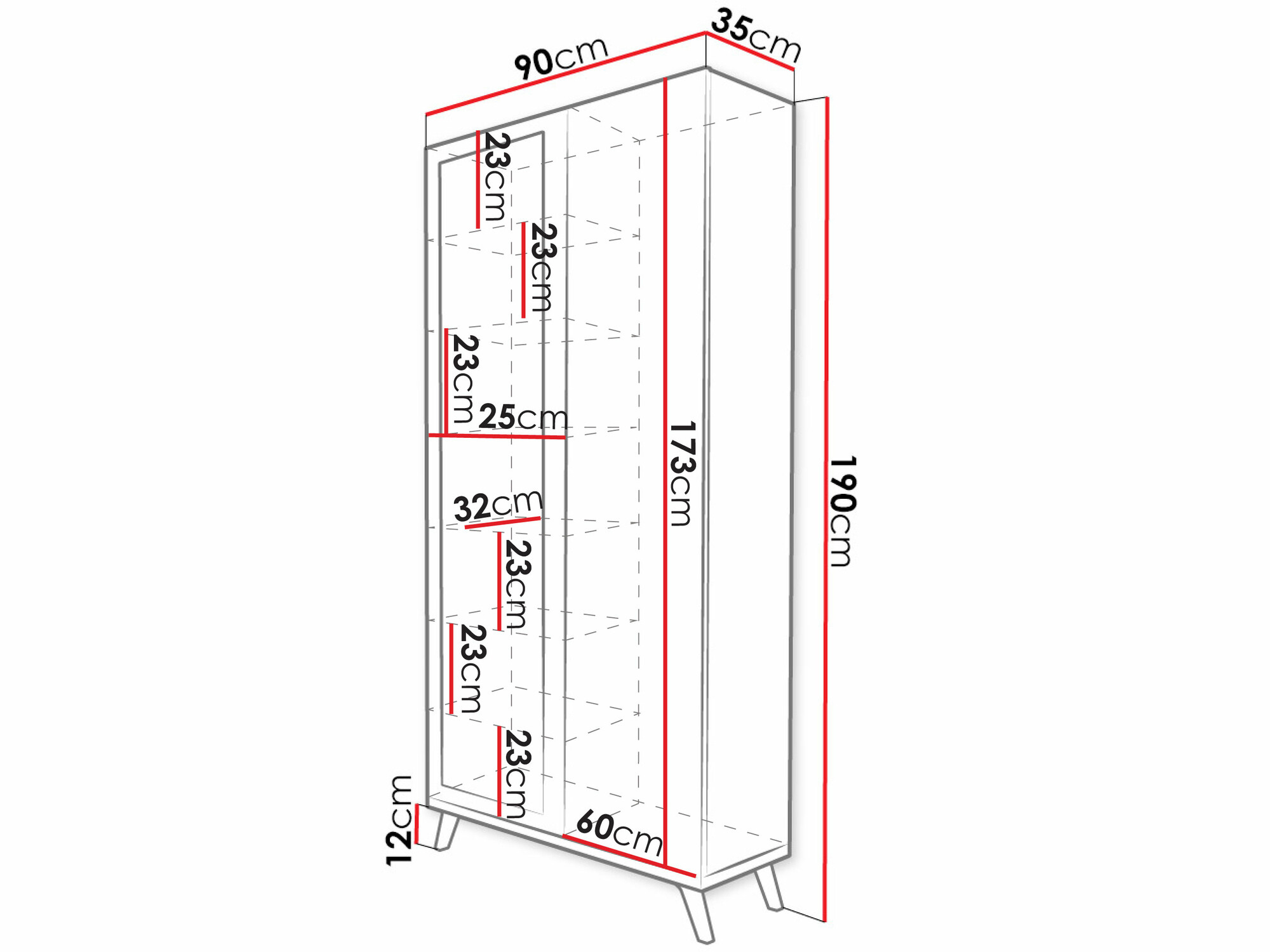 Riidekapp Levtena 103