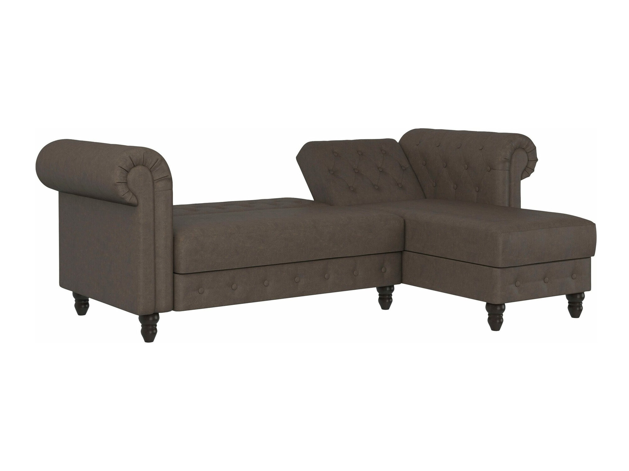 Chesterfield nurgadiivan Tulsa 622 (Pruun)