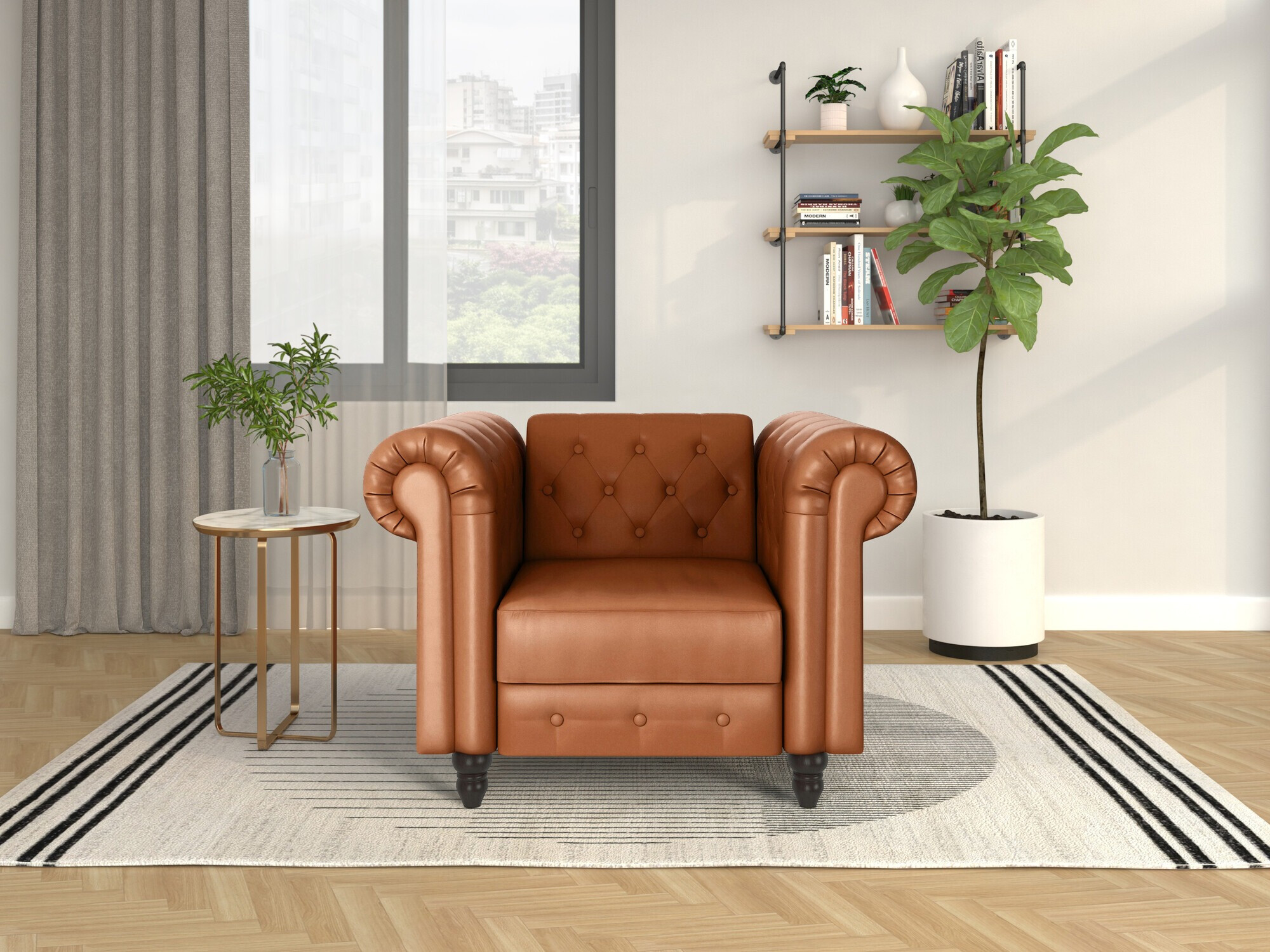 Chesterfield tugitool Tulsa 630 (Pruun)