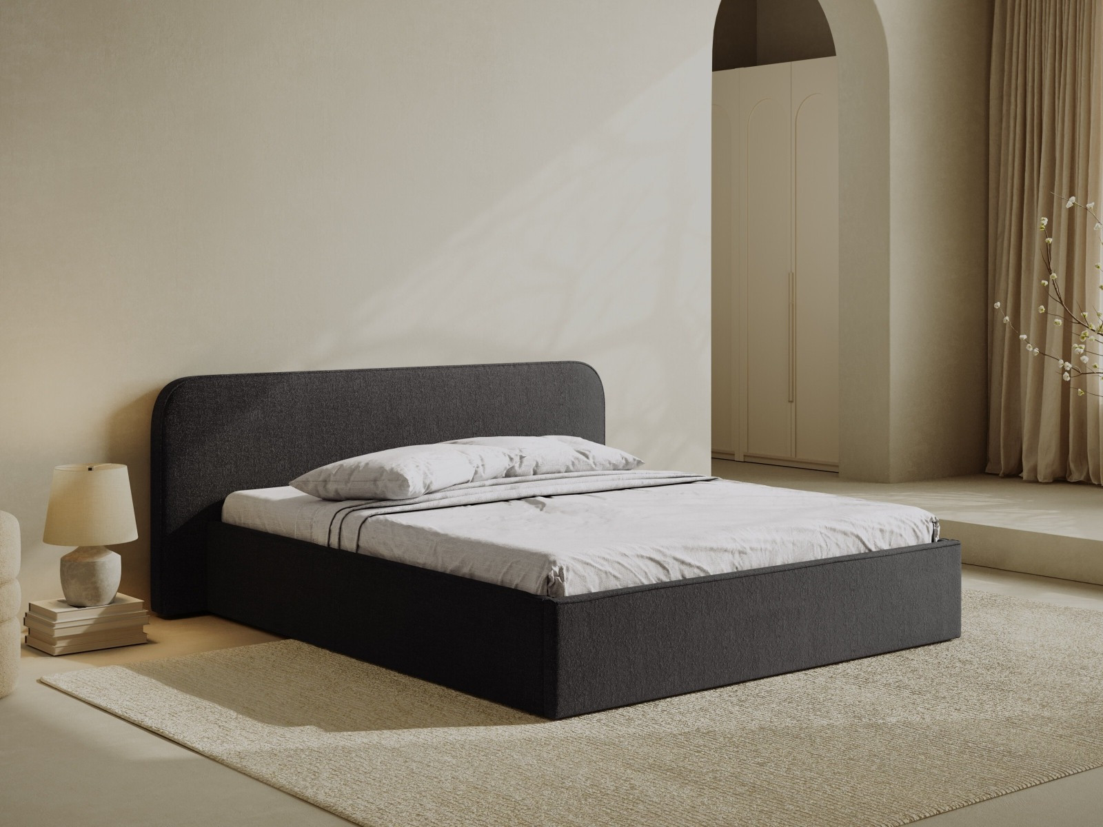 Voodi Beckley 158 (Monet Anthracite)