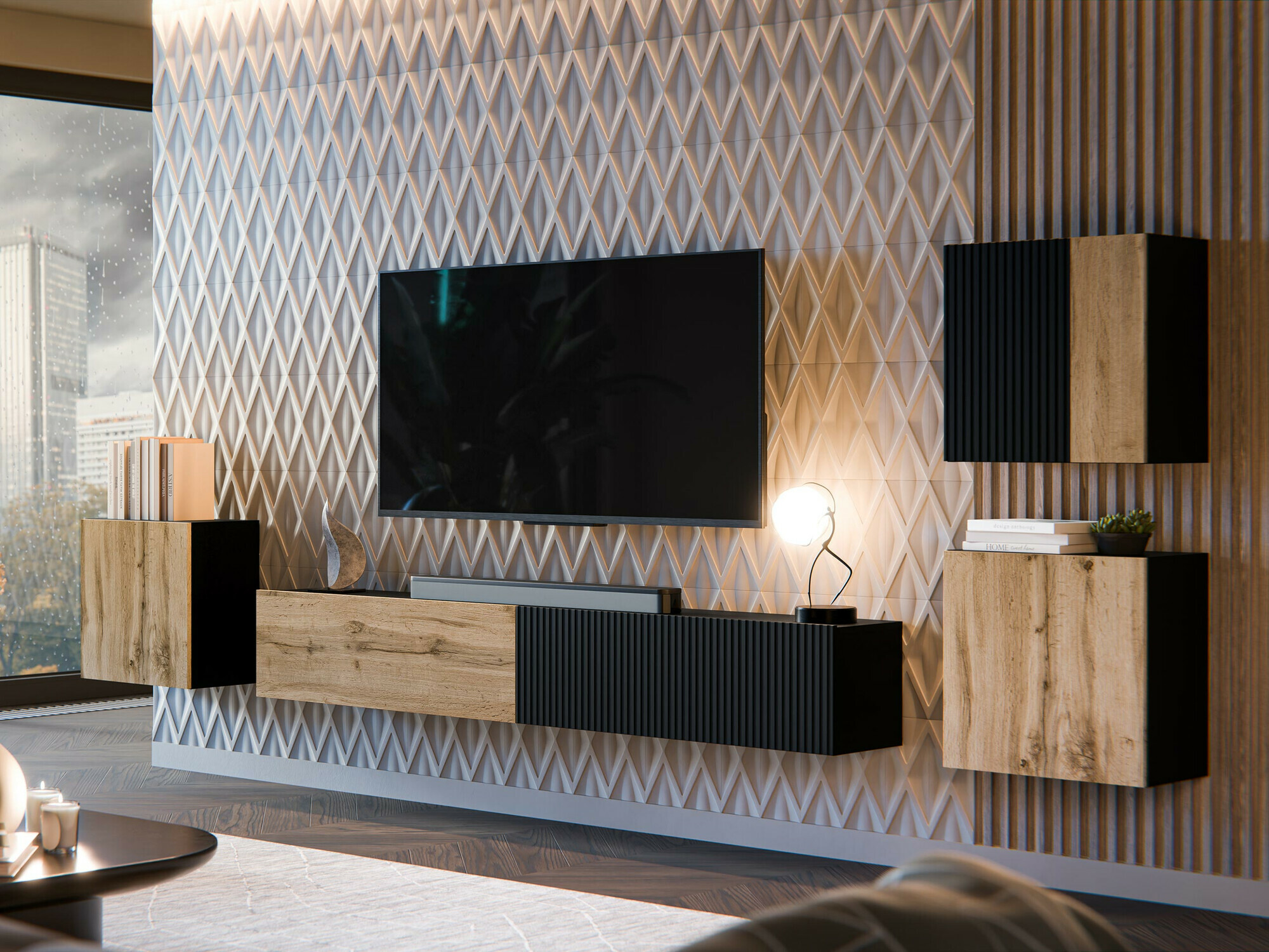 Elutoa komplekt Calveru 108 (Must + Wotani tamm)