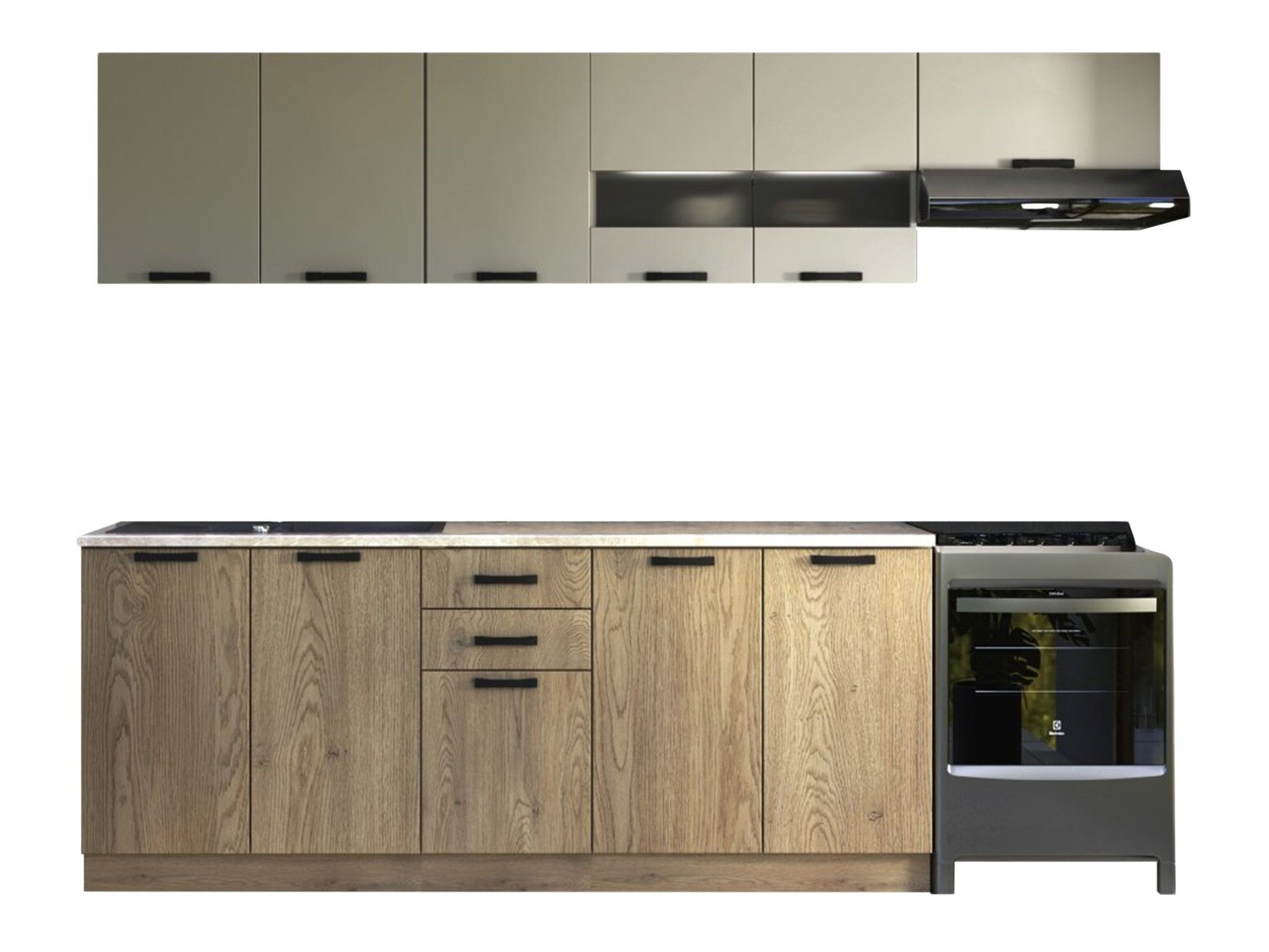 Köögikomplekt Houston 1182 (Kašmiir + Tamm)